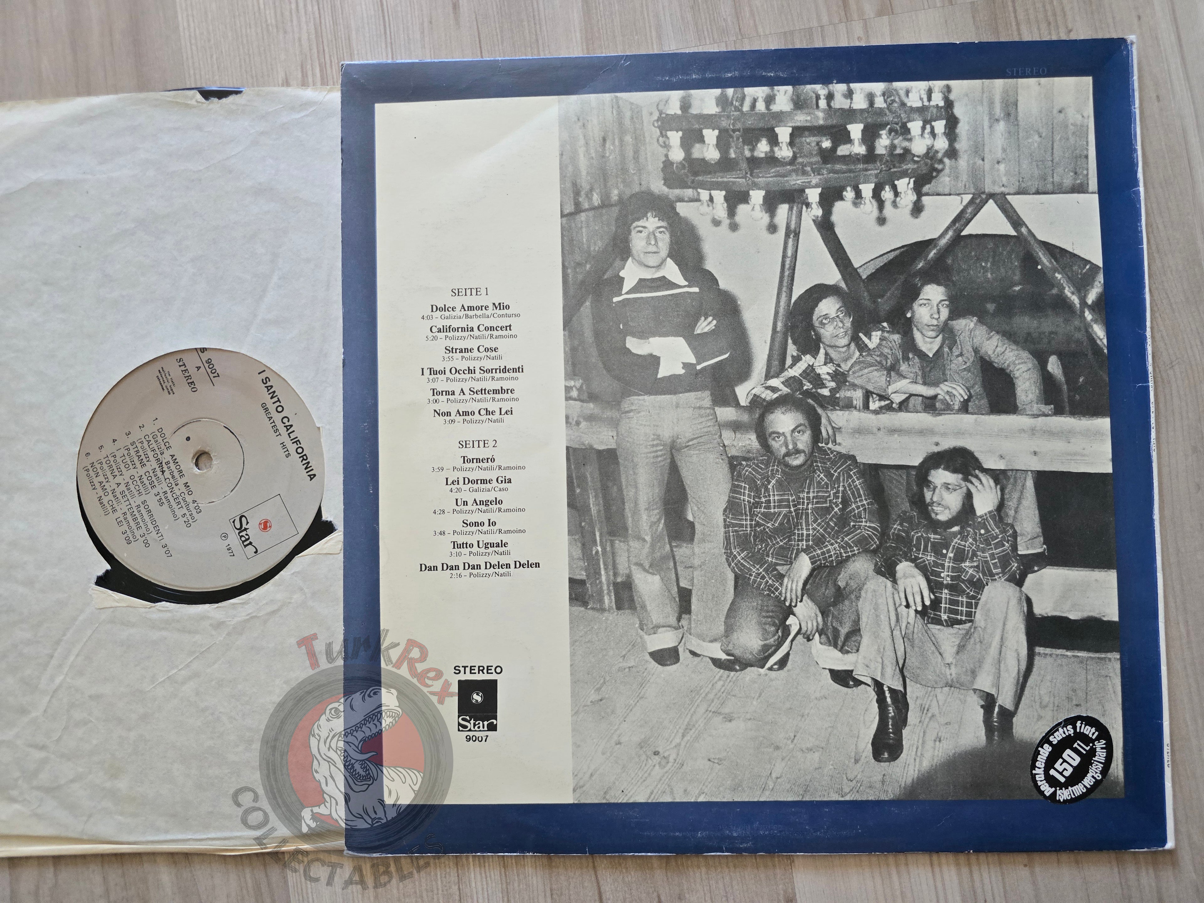 I Santo California – Greatest Hits Turkish Pressing Vinyl Turkey Edition