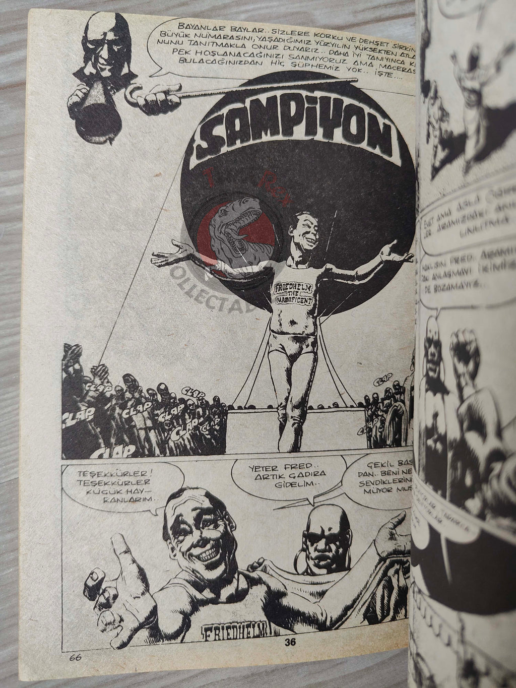 Süper Korku #17 late 80s Turkish Comic Turkey Creepy Eerie Dungeons & Dragons Vampirella