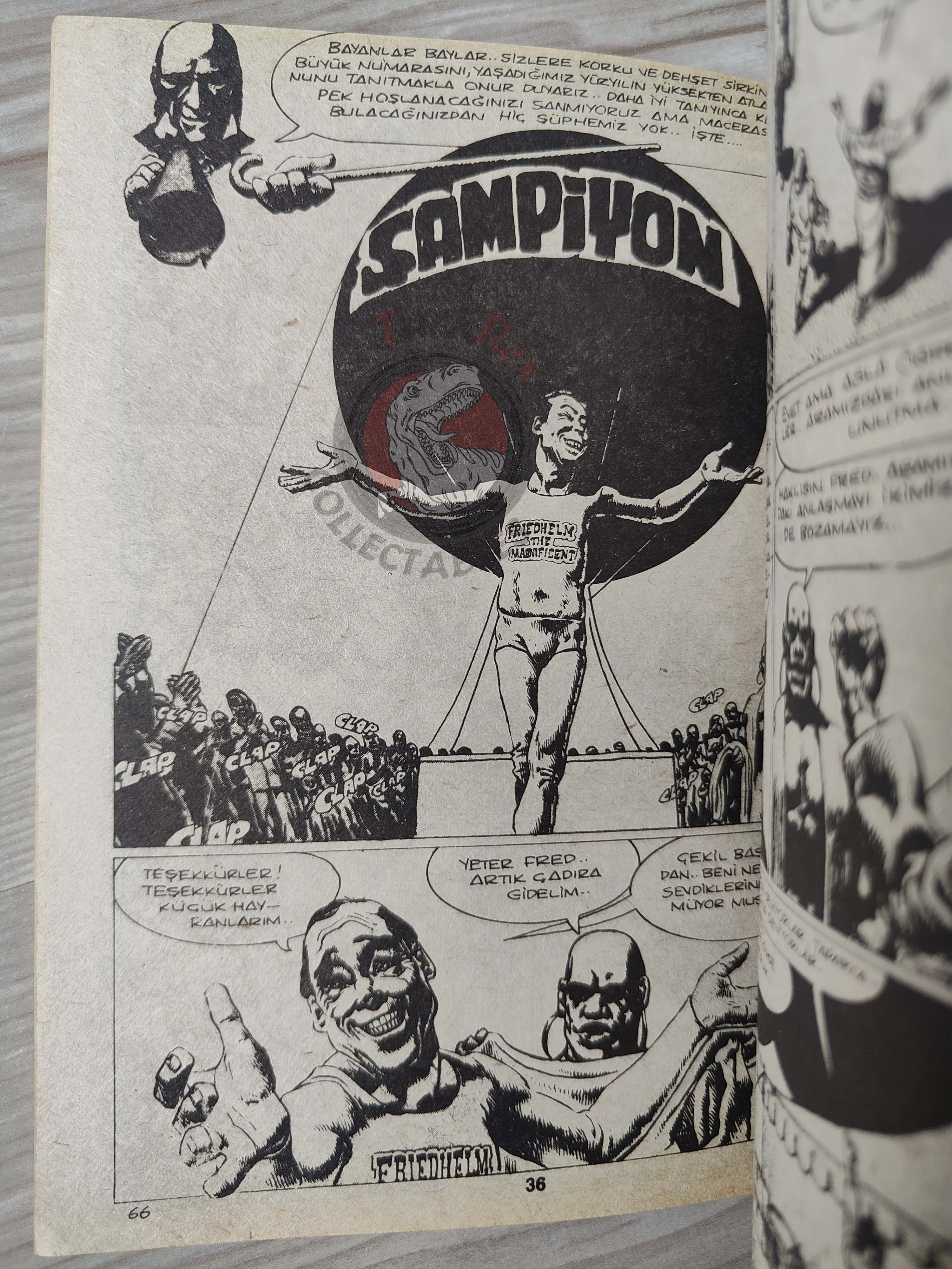 Süper Korku #17 late 80s Turkish Comic Turkey Creepy Eerie Dungeons & Dragons Vampirella