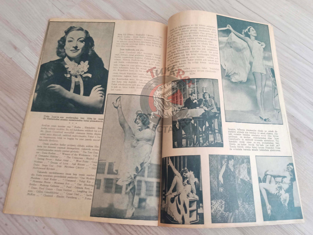 Yıldız 1941 Joan Crawford Special Issue Turkish Magazine Turkey Bio