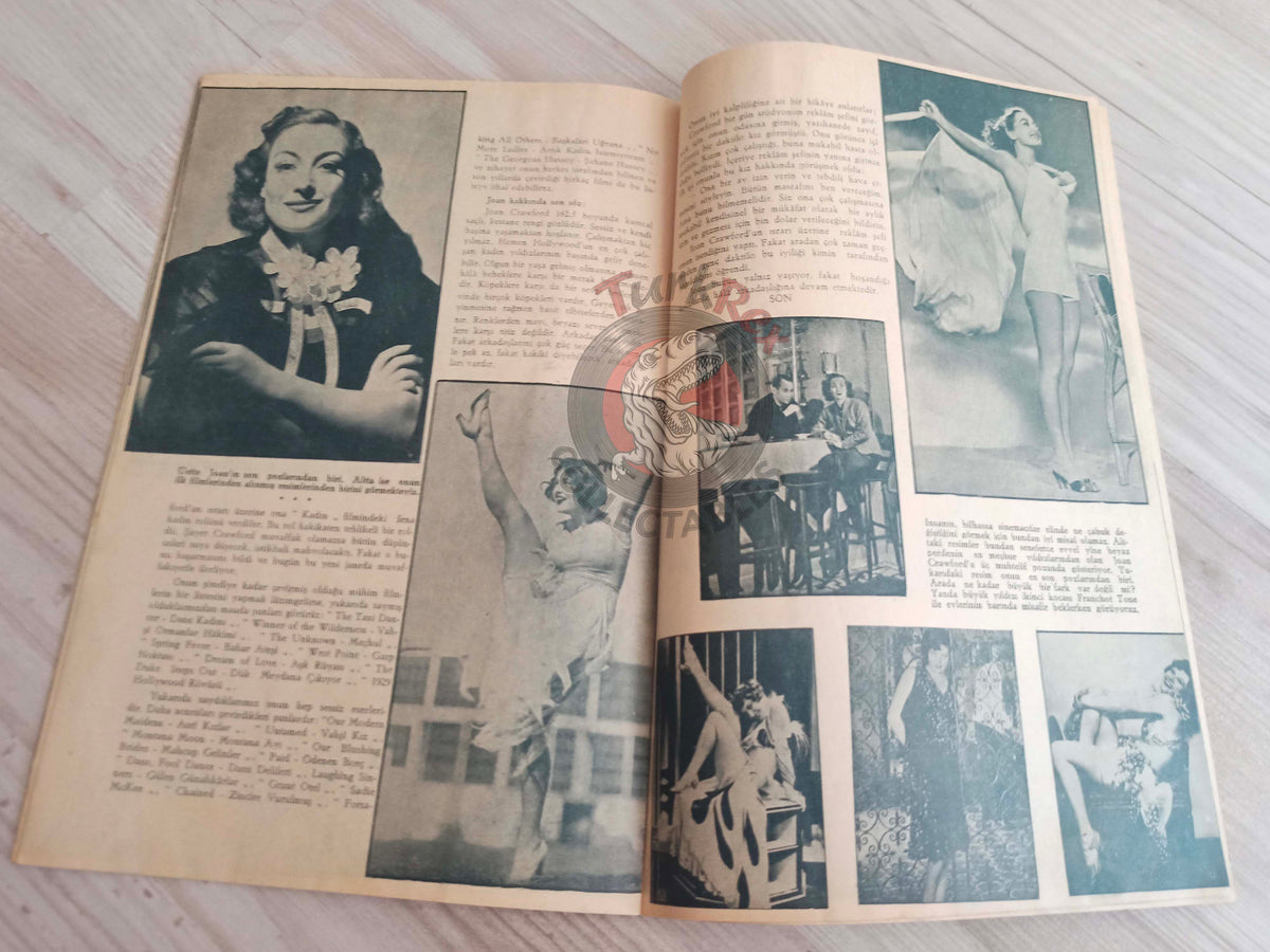 Yıldız 1941 Joan Crawford Special Issue Turkish Magazine Turkey Bio