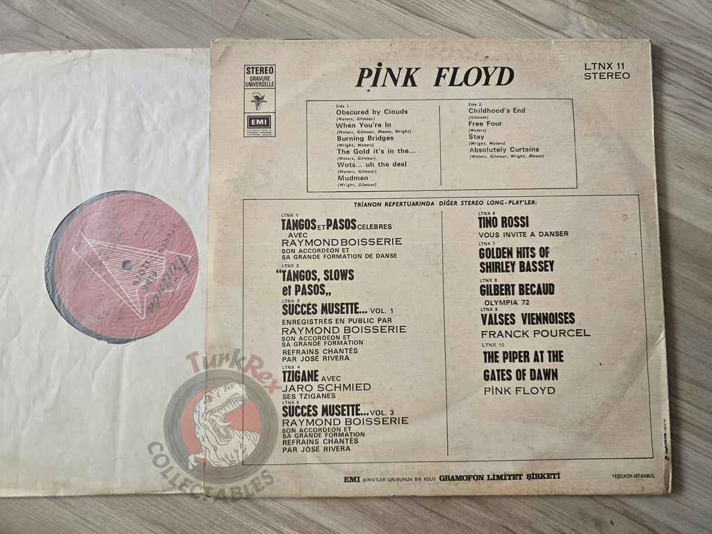 Pink Floyd – Obscured By Clouds Turkish Pressing Vinyl Turkey Edition