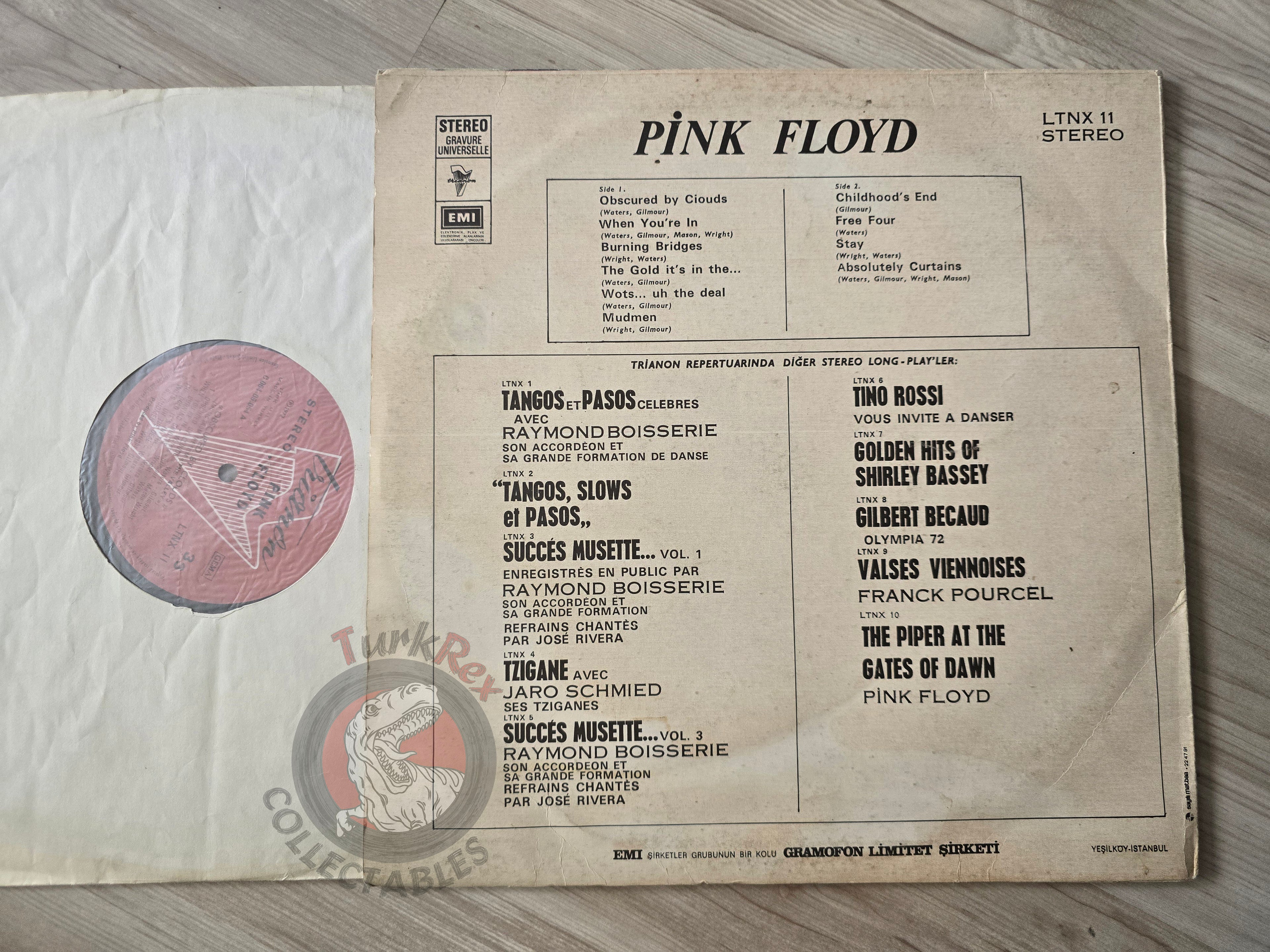 Pink Floyd – Obscured By Clouds Turkish Pressing Vinyl Turkey Edition