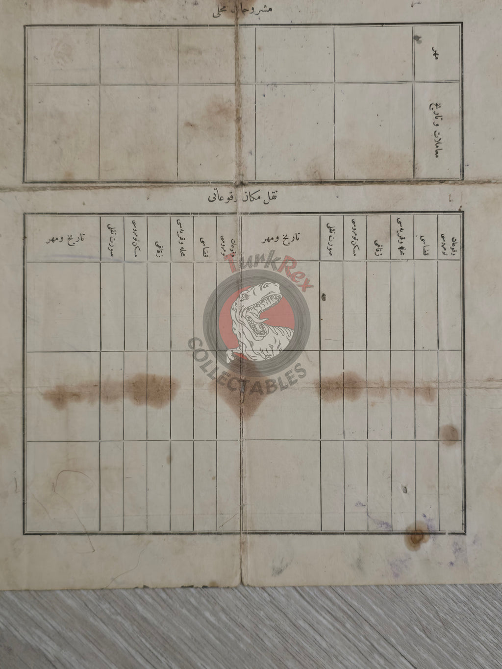 Ottoman Identity Document 1921 Niğde Greek Rum Citizen Greece with photo