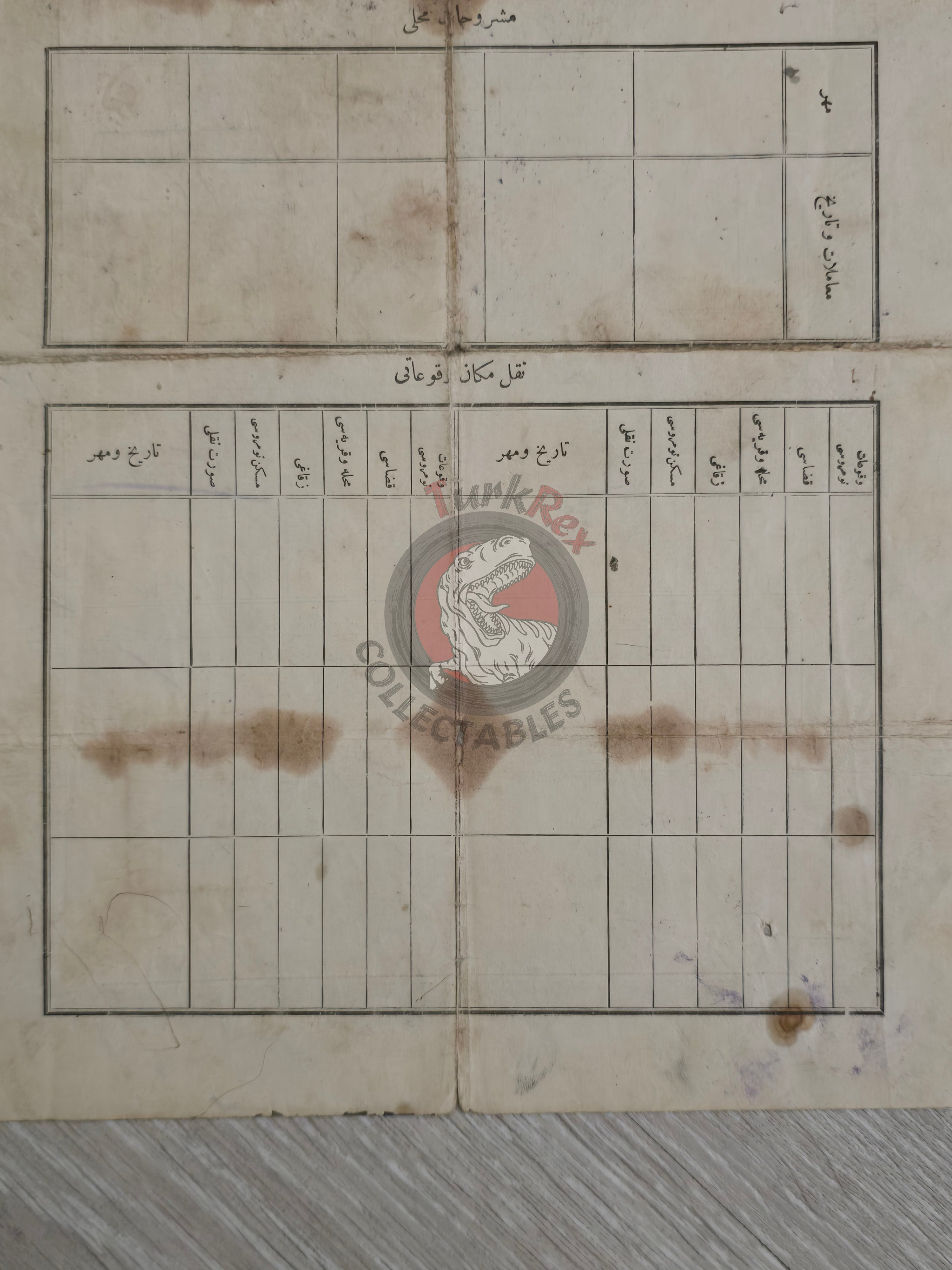 Ottoman Identity Document 1921 Niğde Greek Rum Citizen Greece with photo