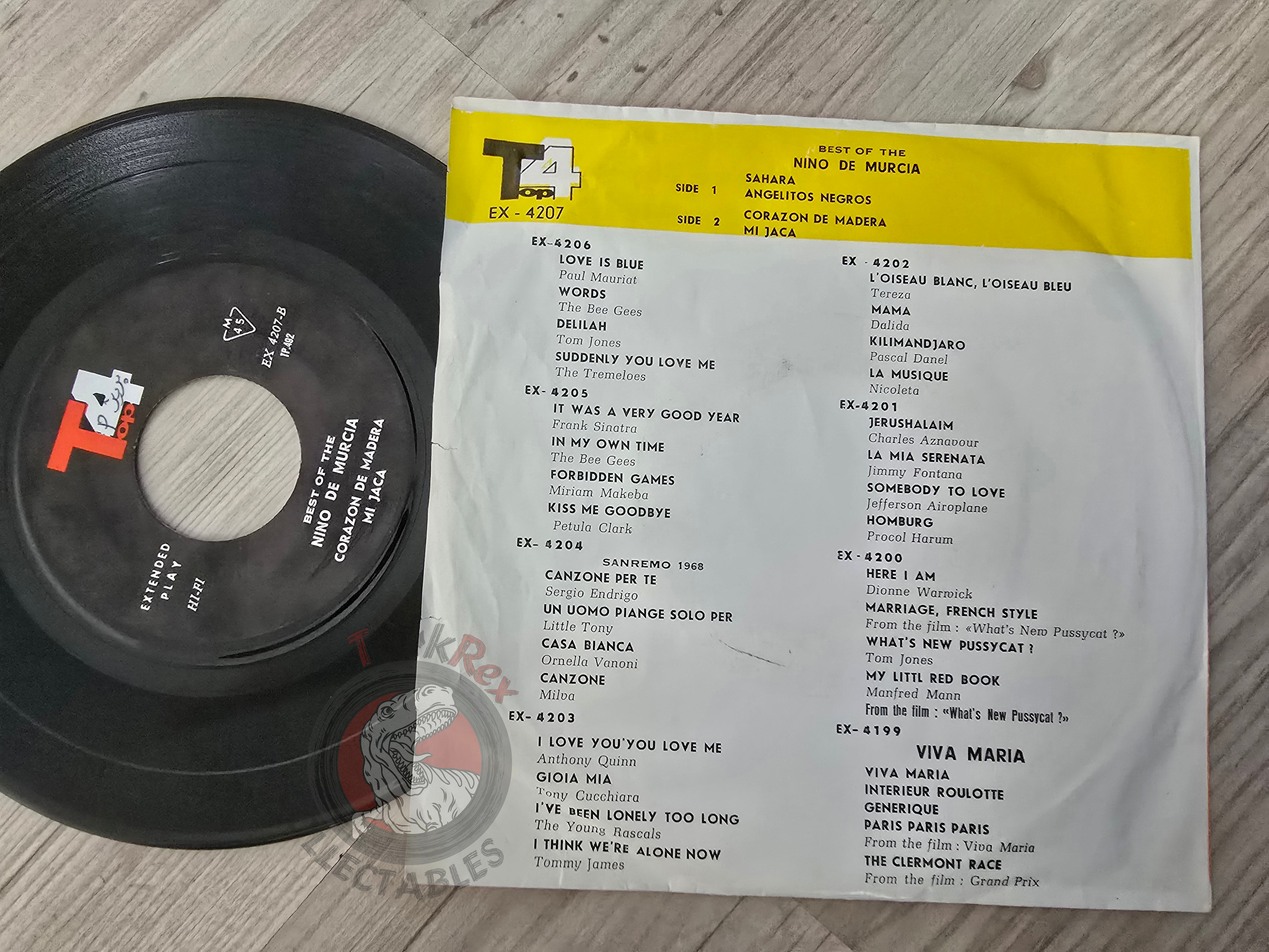 Nino De Murcia – Best Of / Sahara 7" Iran Pressing Vinyl Iranian Edition
