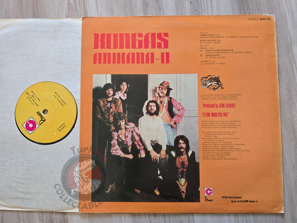 Kongas – Anikana-O Turkish Pressing Vinyl Turkey Edition