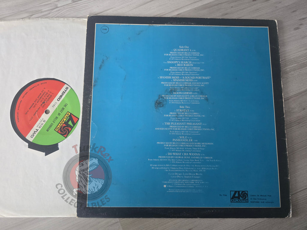 Billy Cobham – The Best Of Billy Cobham Turkish Pressing Vinyl Turkey Edition