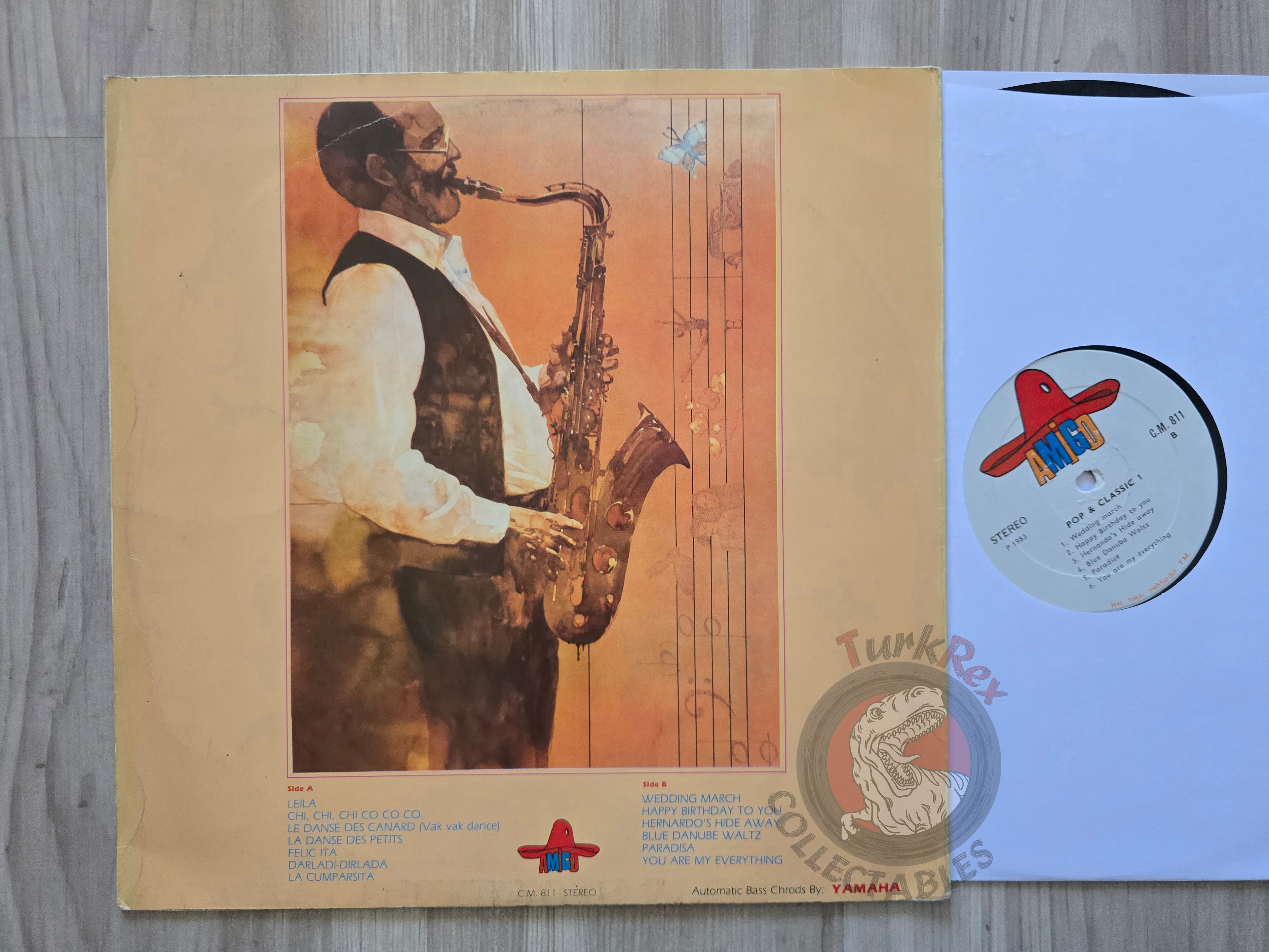 Various – Pop & Classic 1 Turkish Pressing Vinyl Turkey Edition