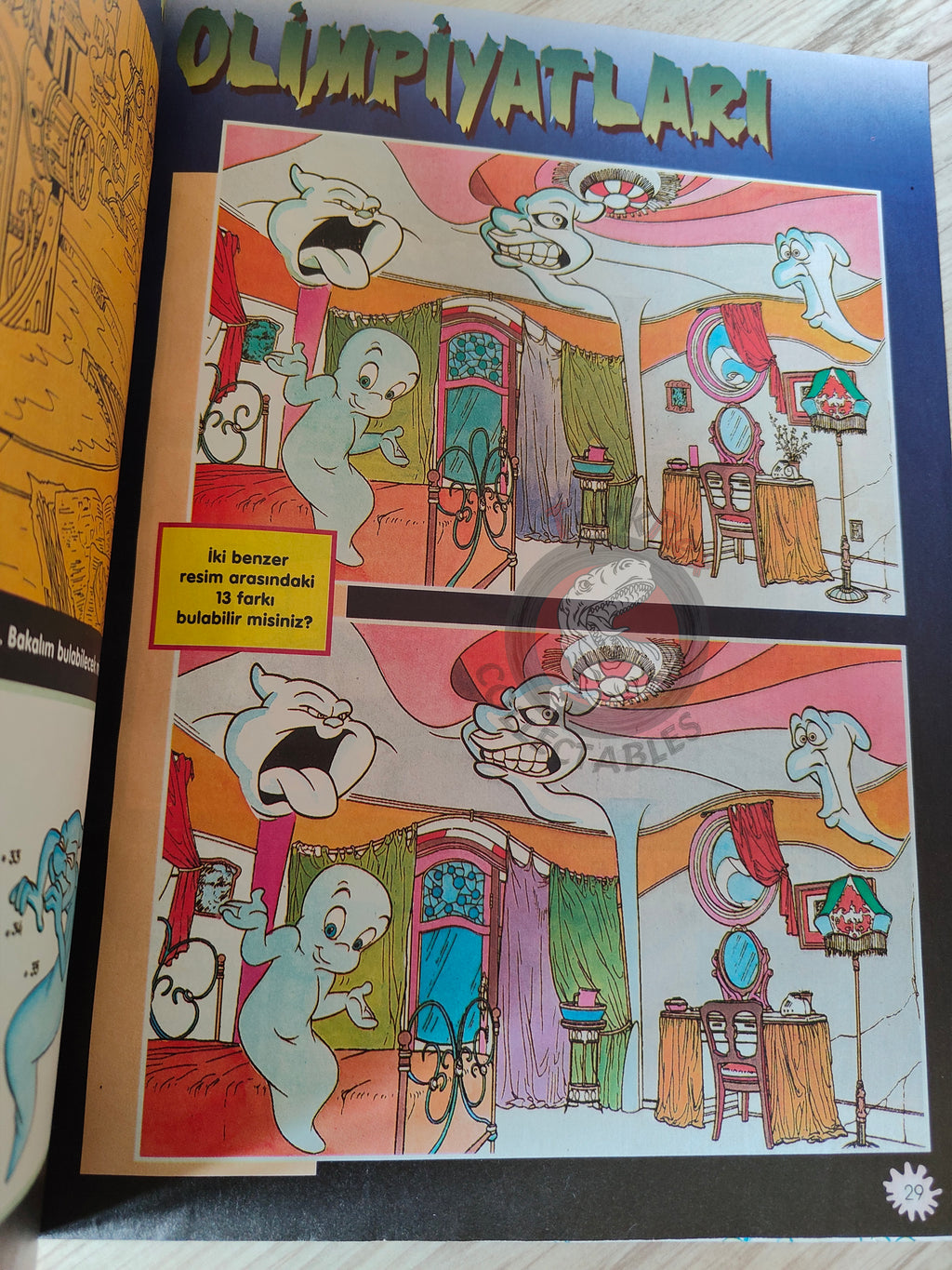 Casper the Friendly Ghost Magazine – Issue #11 1996 Turkish Comic Turkey