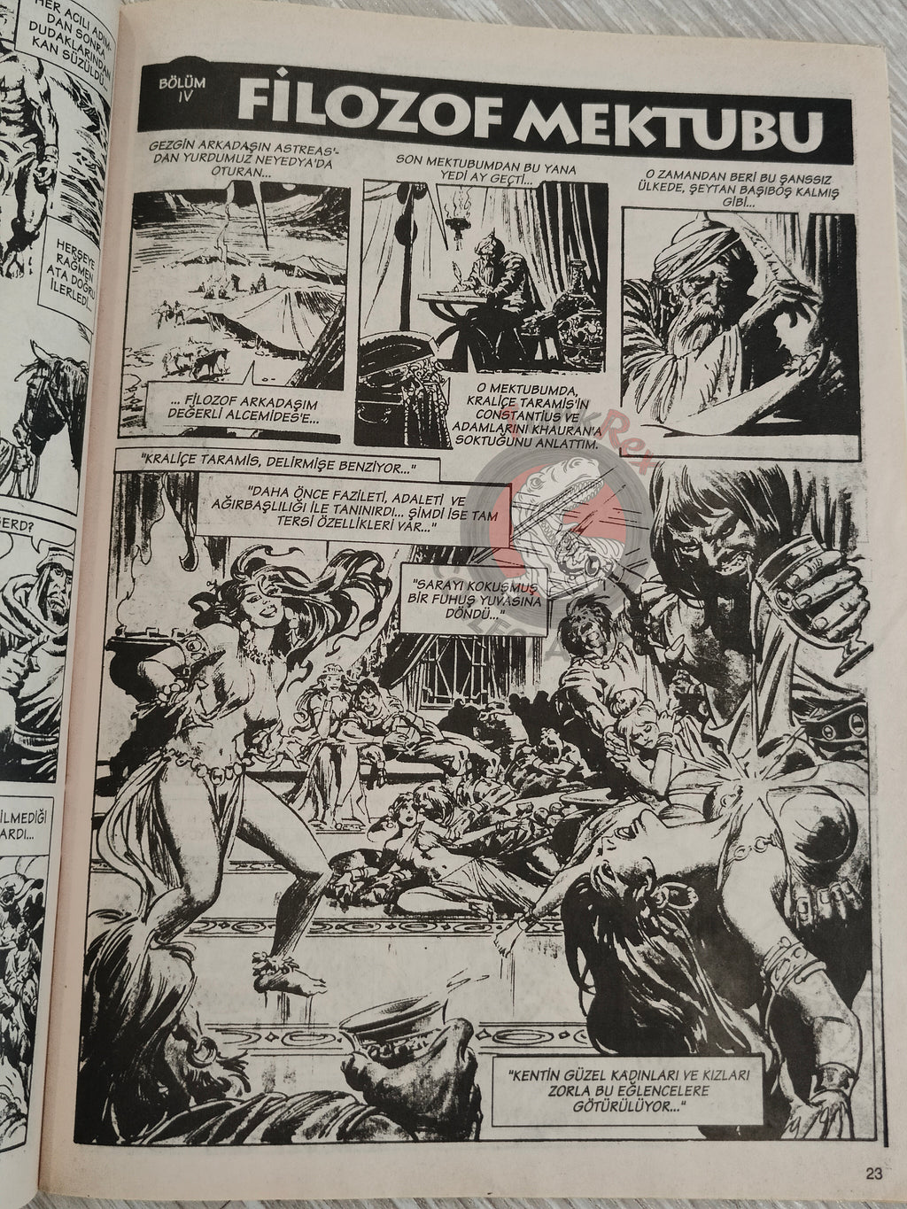 Conan #4 The Savage Sword of Conan #5 #6 Turkish Comic Turkey
