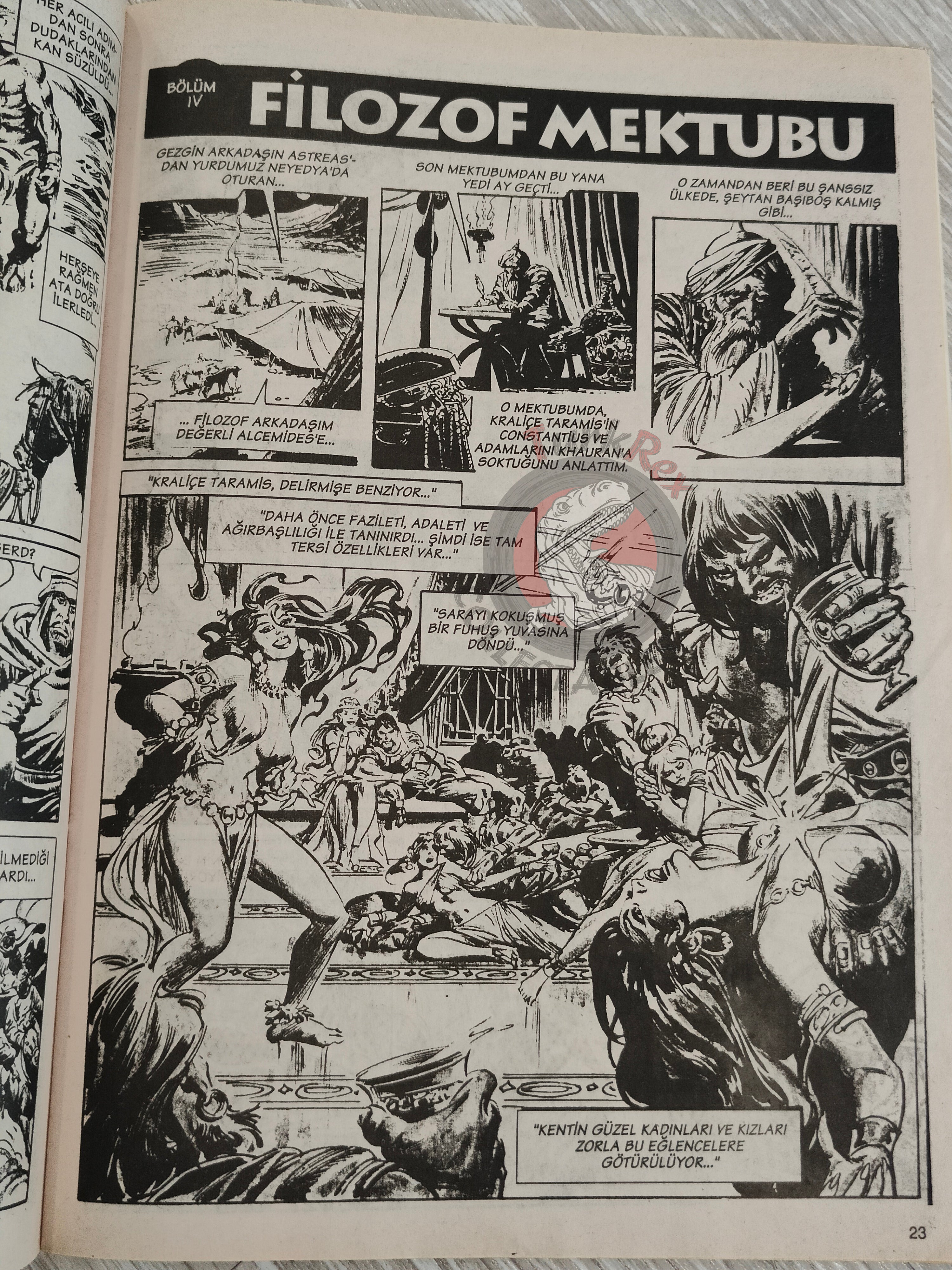 Conan #4 The Savage Sword of Conan #5 #6 Turkish Comic Turkey