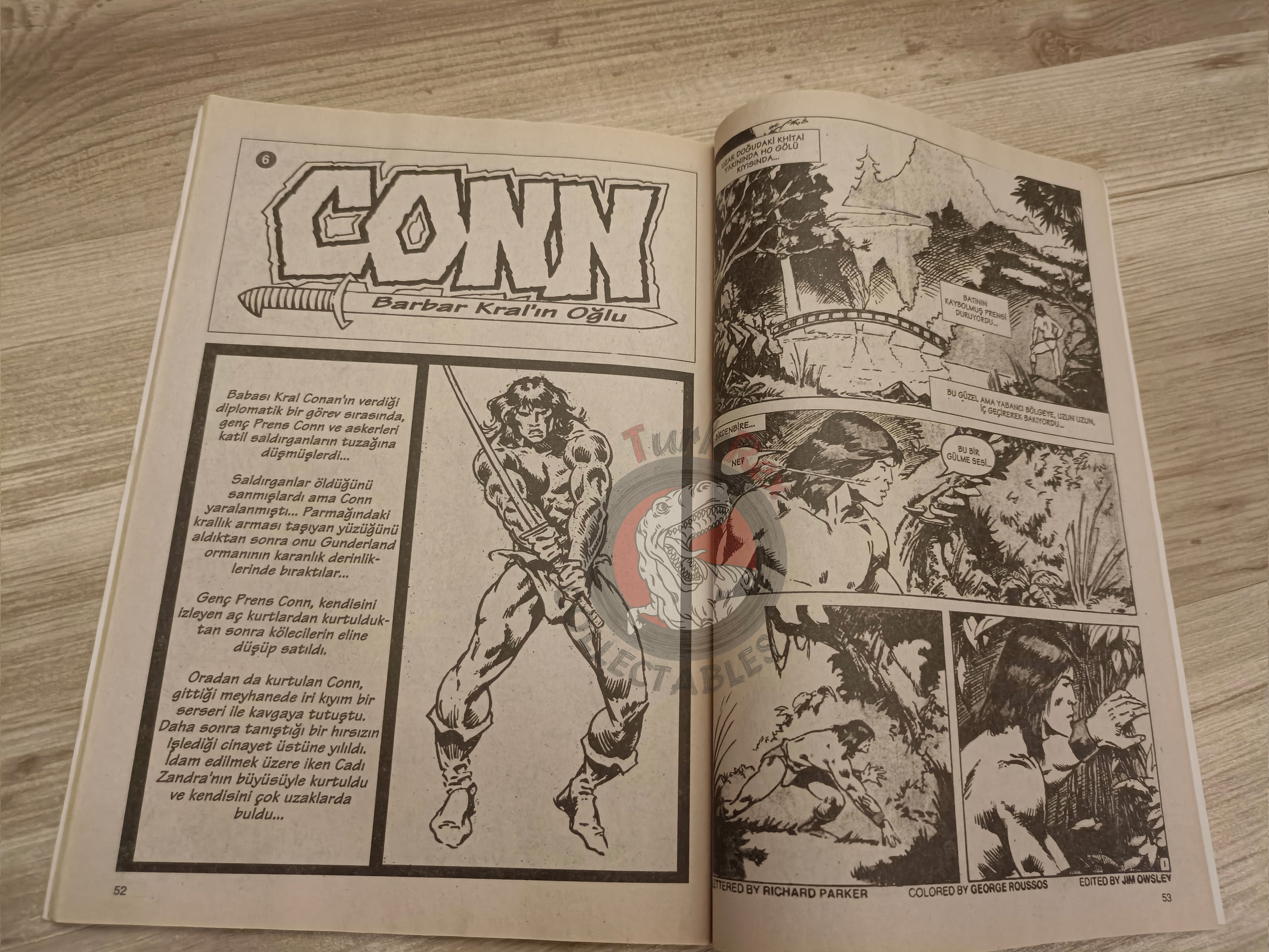 Kral Conan #36 King Conan #29 #30 Turkish Comic Turkey Ken Kelly Prince Conn