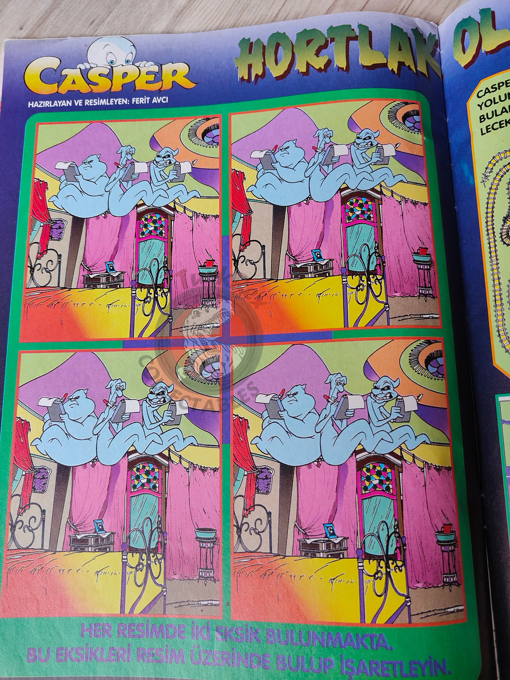 Casper the Friendly Ghost Magazine – Issue #19 1997 Turkish Comic Turkey