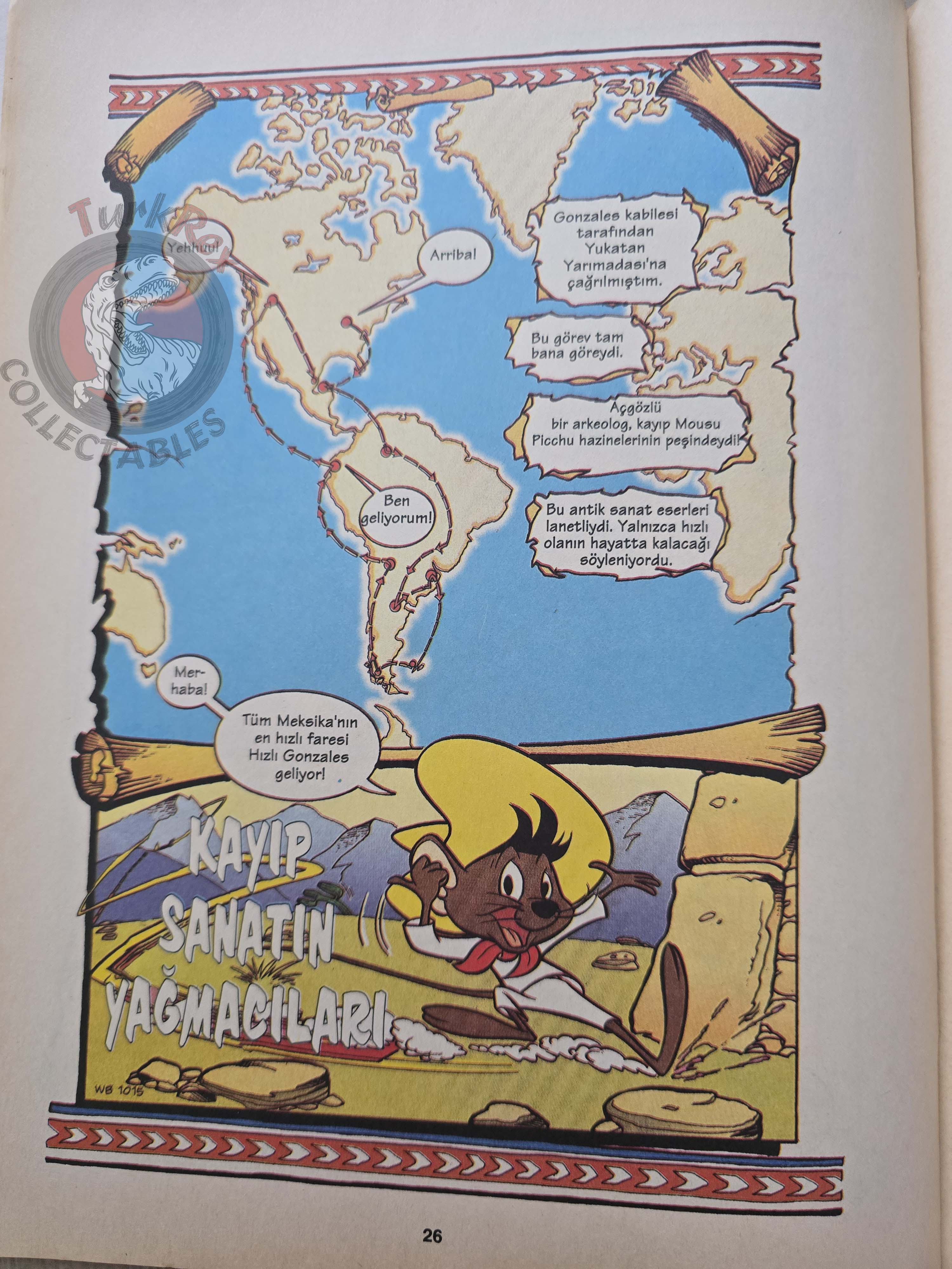 Sylvester Tweety Looney Tunes 1999 Turkish Comic Turkey Warner Bros