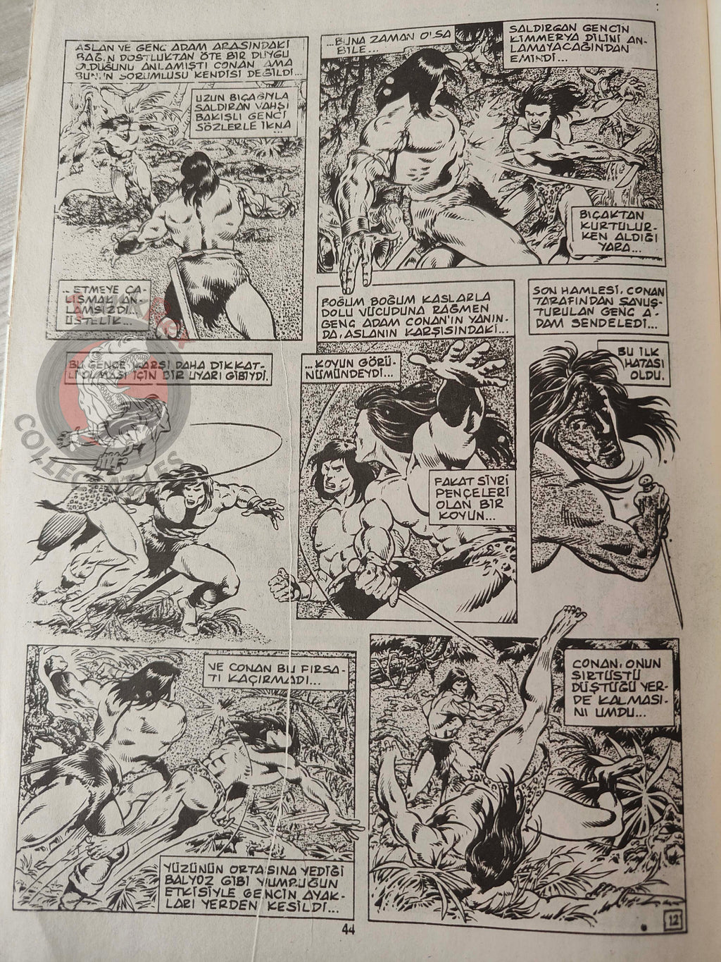 Conan & Tarzan #199 1994 Turkish Comic Turkey