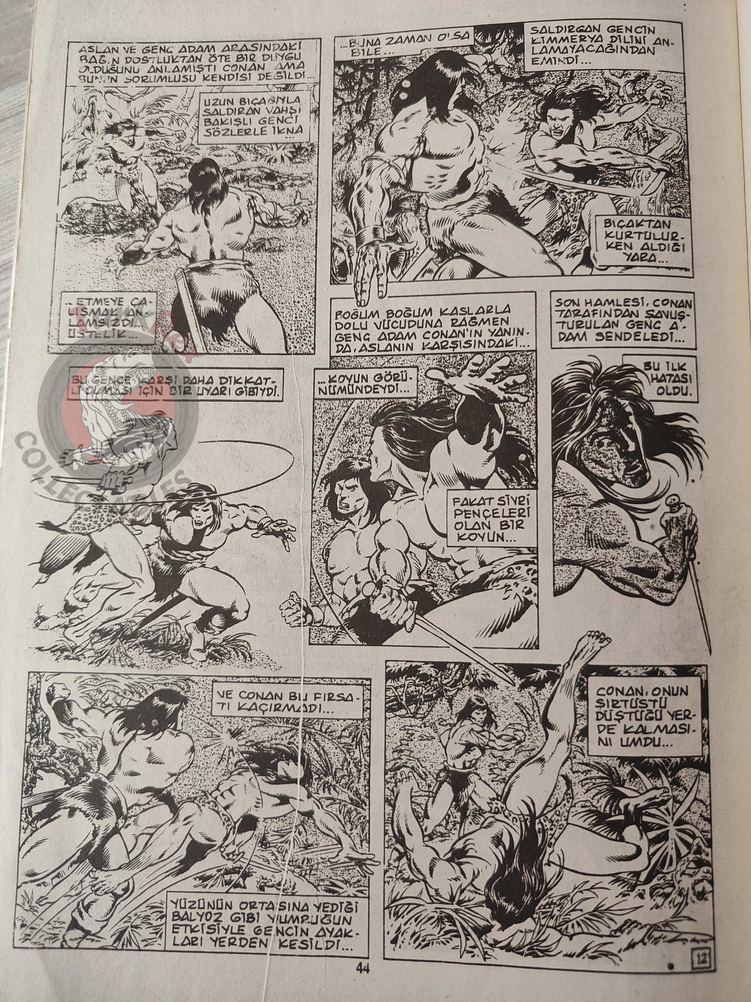 Conan & Tarzan #199 1994 Turkish Comic Turkey