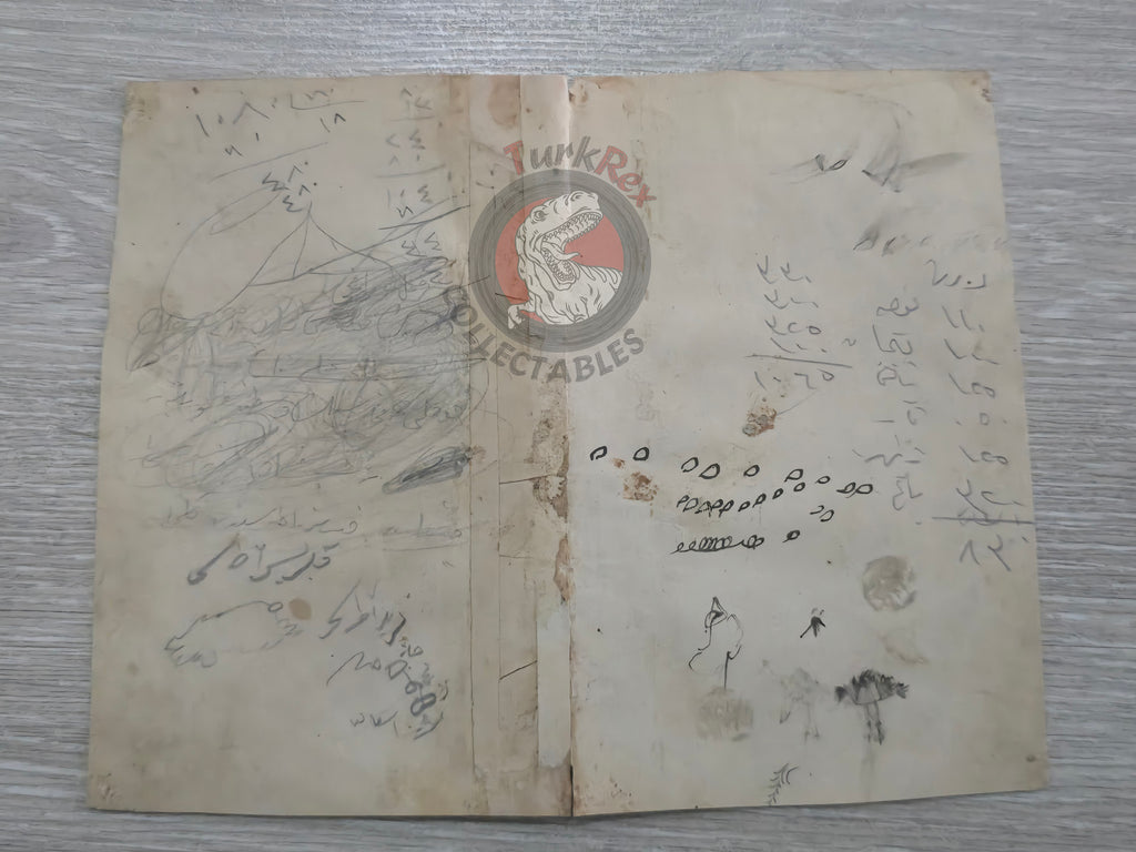 Europe 1876 Ottoman Script Map Empire Italy Germany Spain France England
