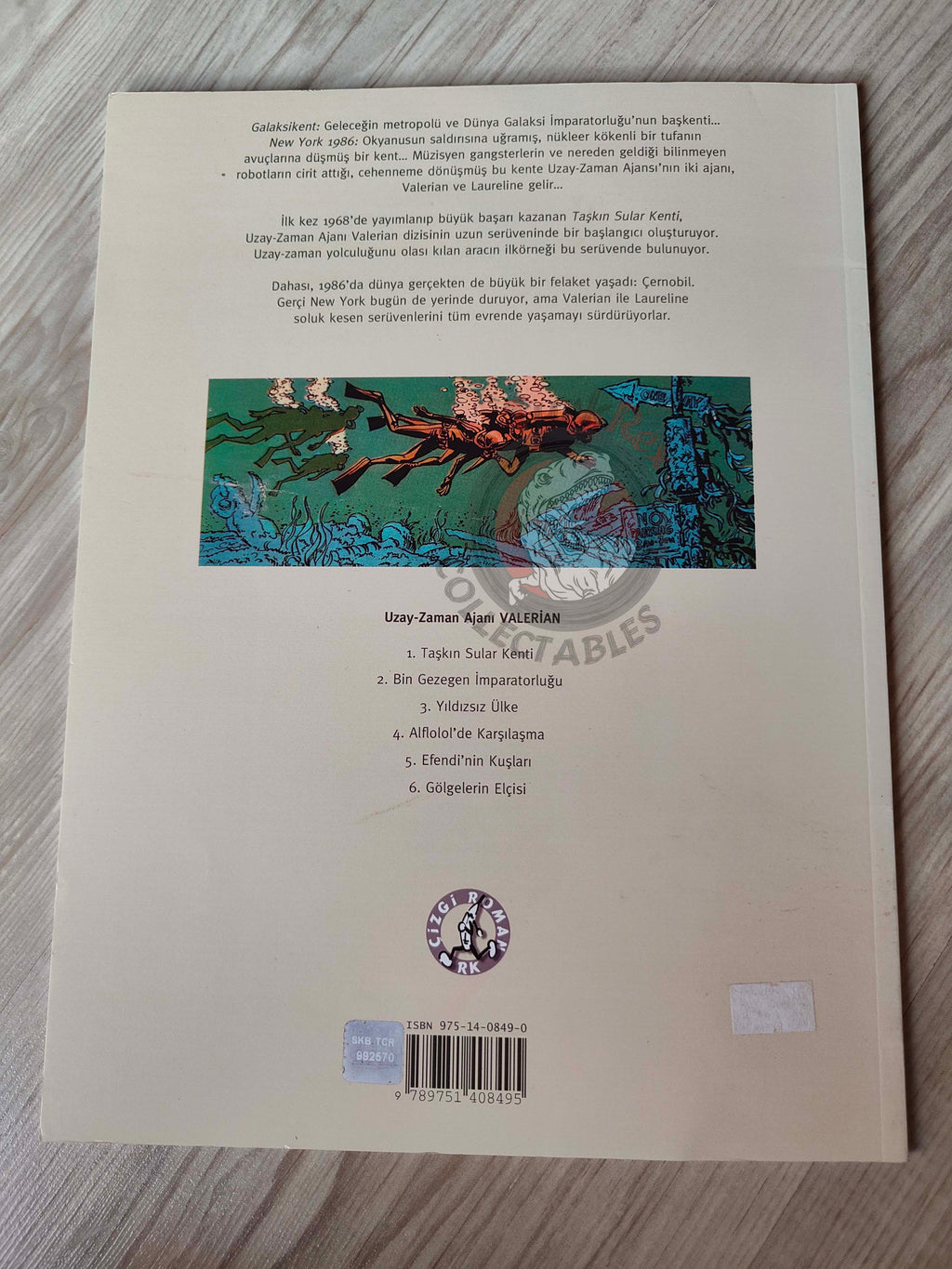 Valérian and Laureline #1 The City of Shifting Waters 2002 Turkish Comic Turkey et