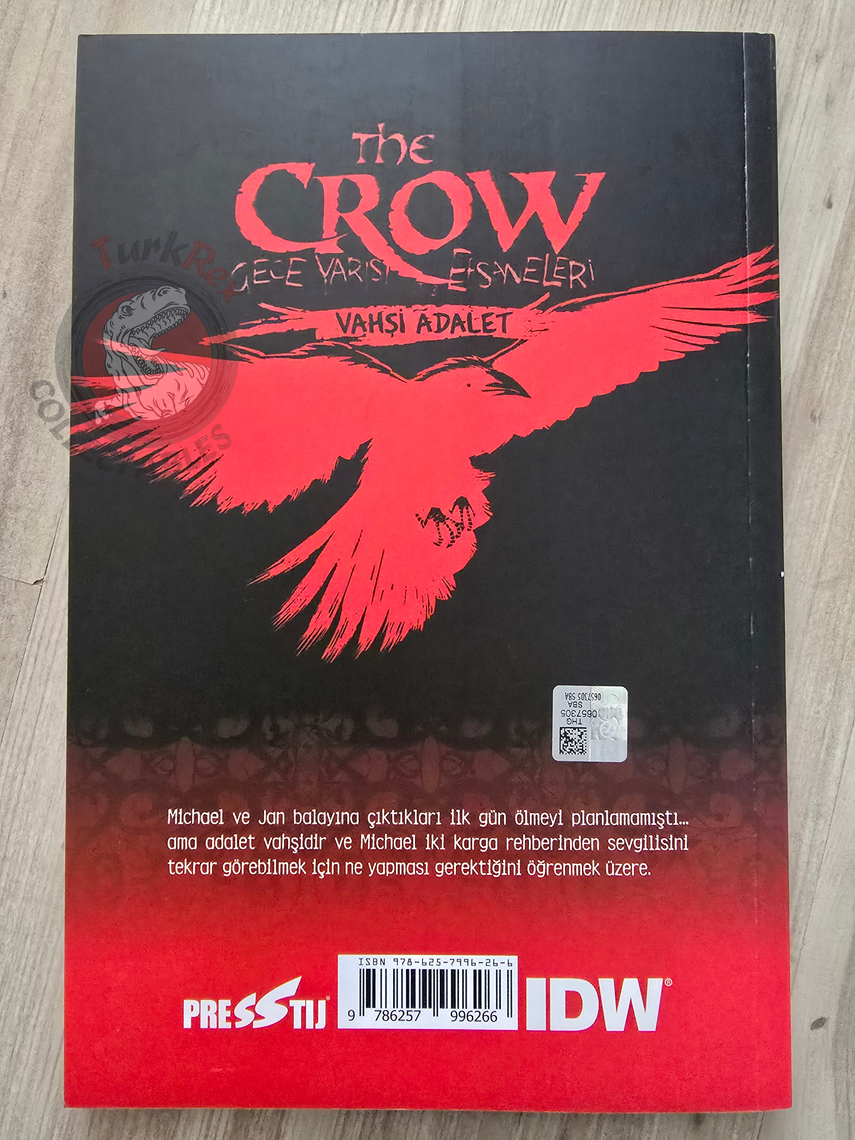 The Crow Midnight Legends Vol #3 Wild Justice Turkish Comic Turkey