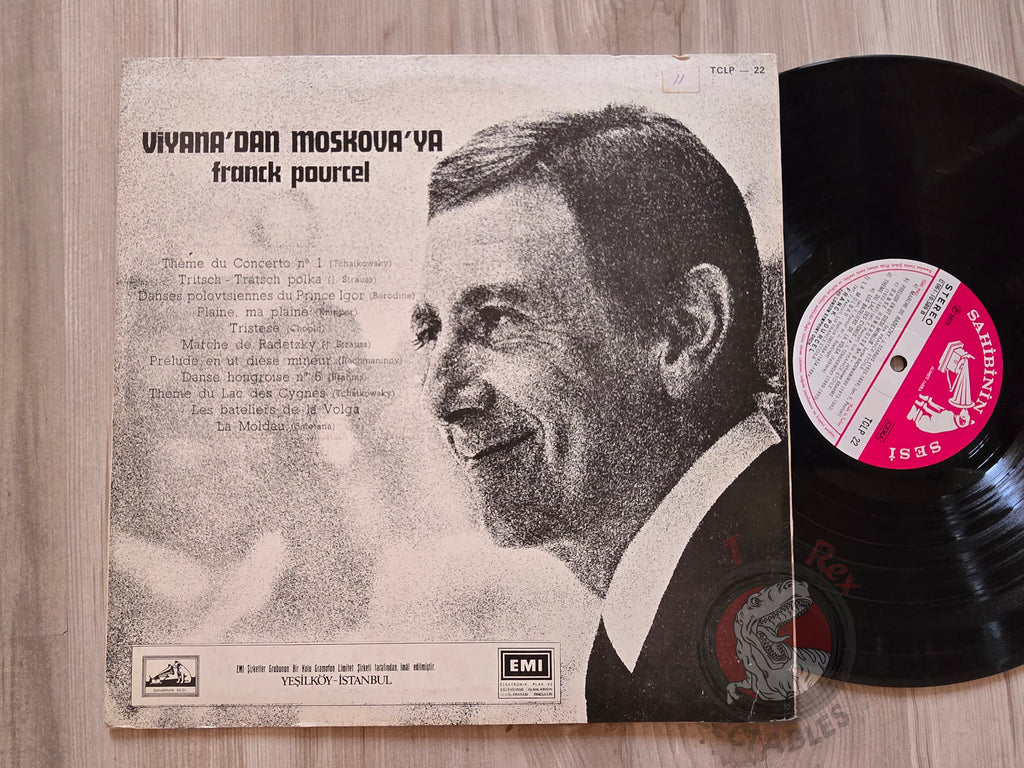 Franck Pourcel – De Vienne A Moscou Turkish Pressing Vinyl Turkey Edition
