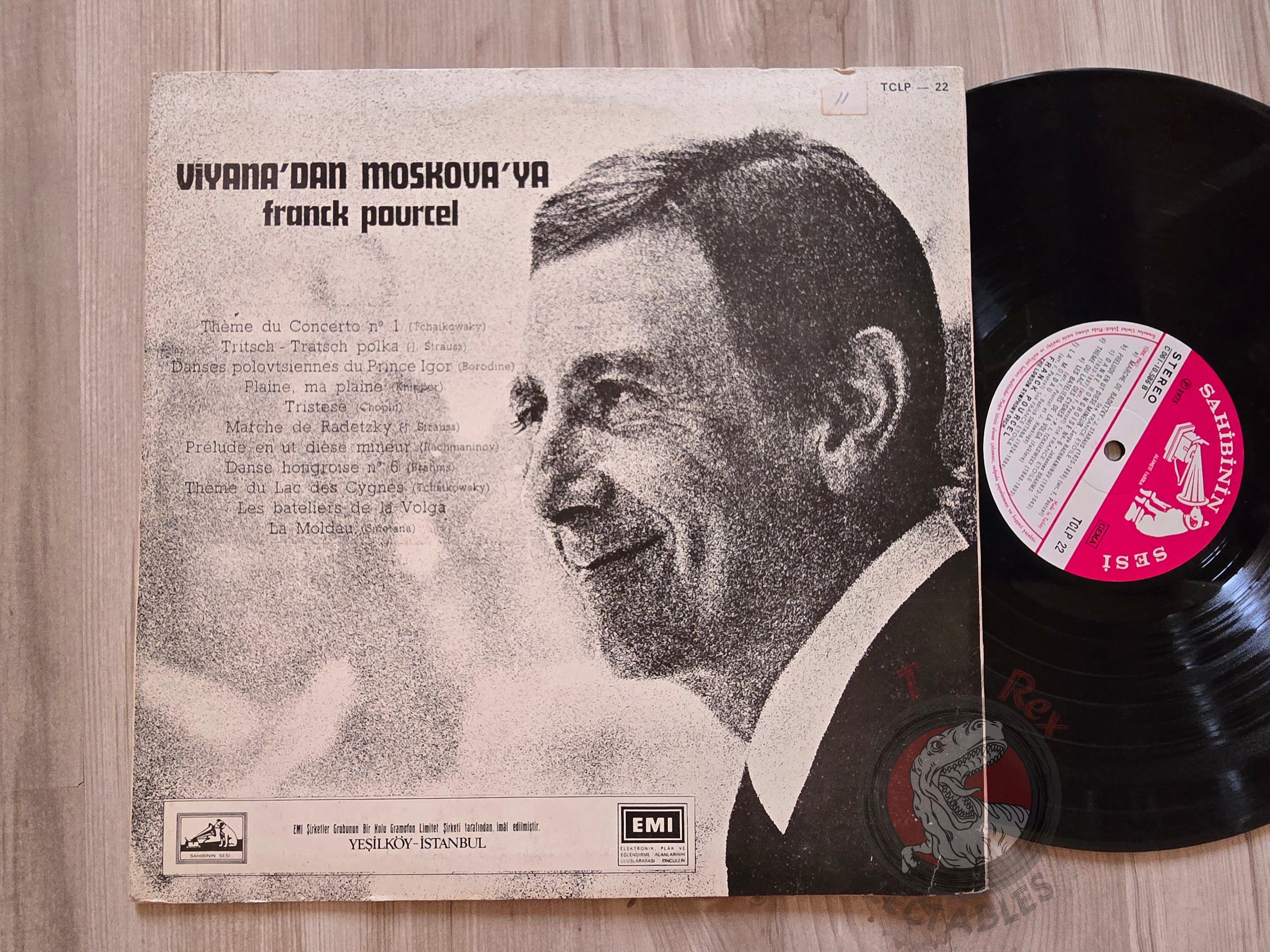 Franck Pourcel – De Vienne A Moscou Turkish Pressing Vinyl Turkey Edition