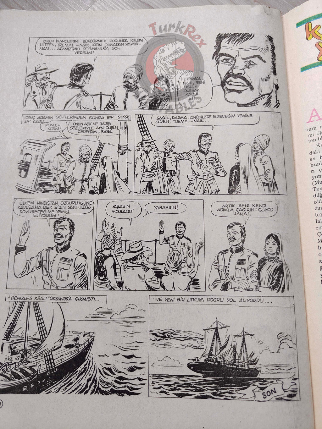 Milliyet Çocuk #4 1979 Turkish Comic Turkey Joyas Literarias Juveniles #76 Emilio Salgari