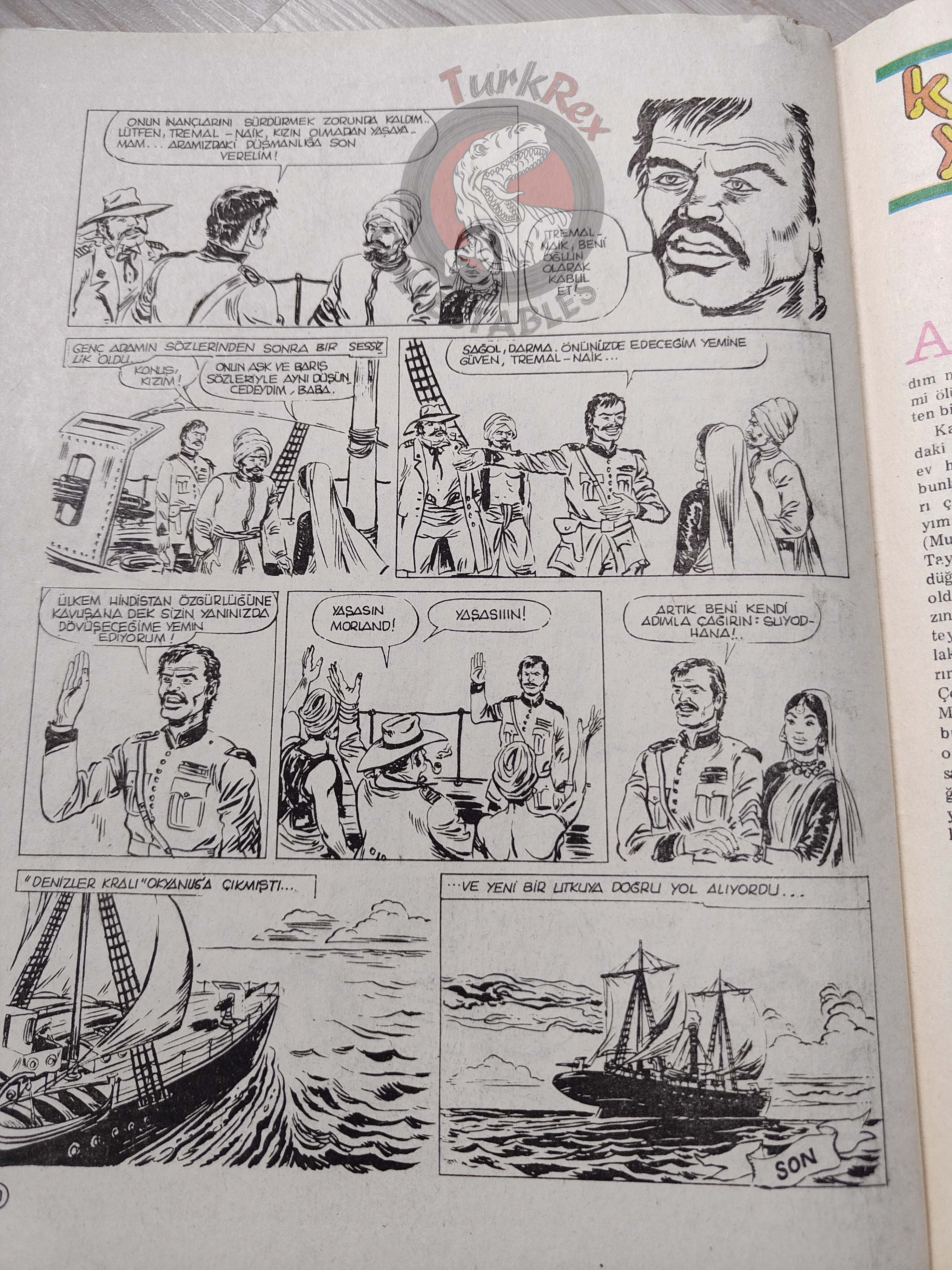 Milliyet Çocuk #4 1979 Turkish Comic Turkey Joyas Literarias Juveniles #76 Emilio Salgari