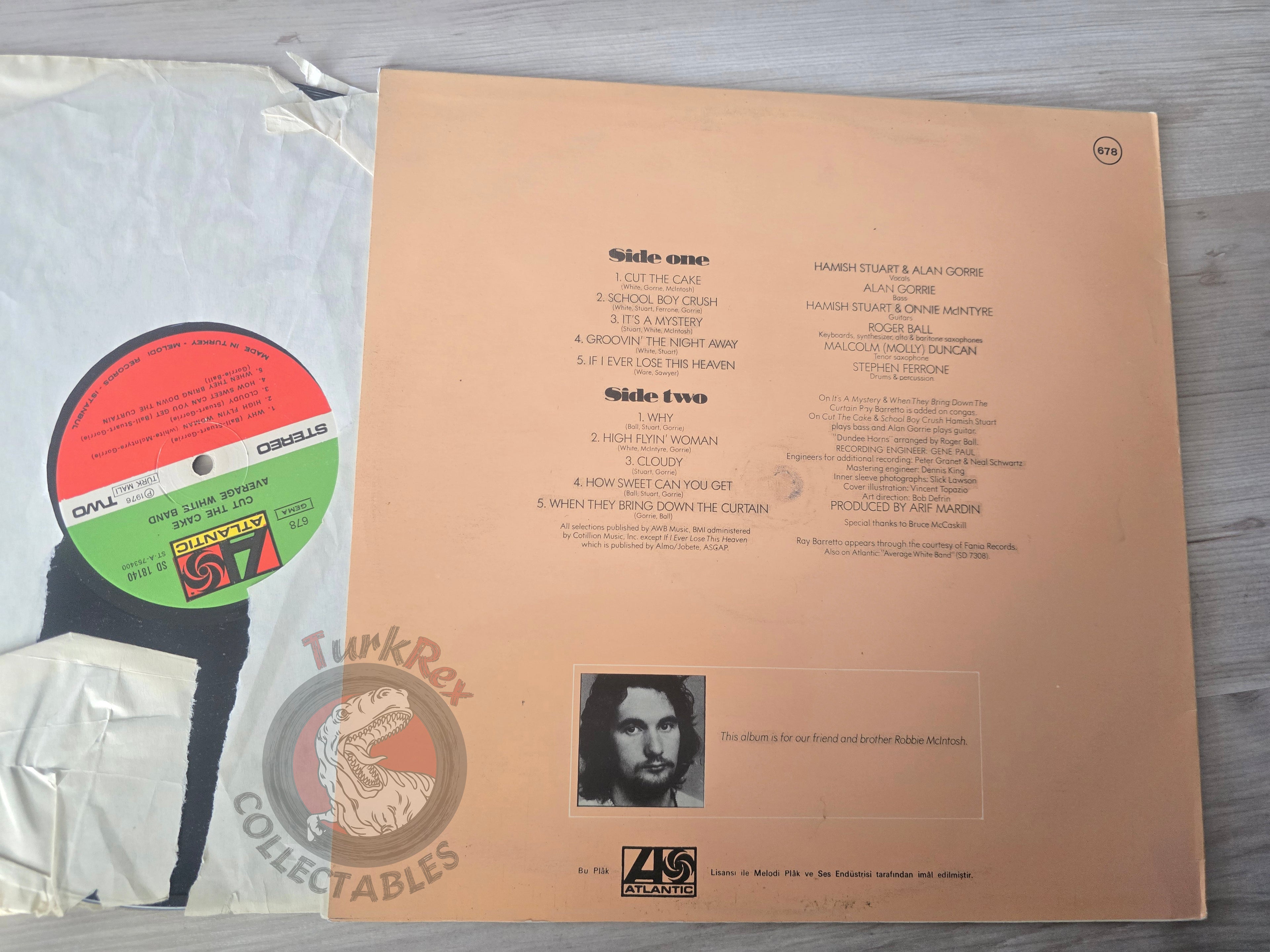 Average White Band – Cut The Cake Turkish Pressing Vinyl Turkey Edition