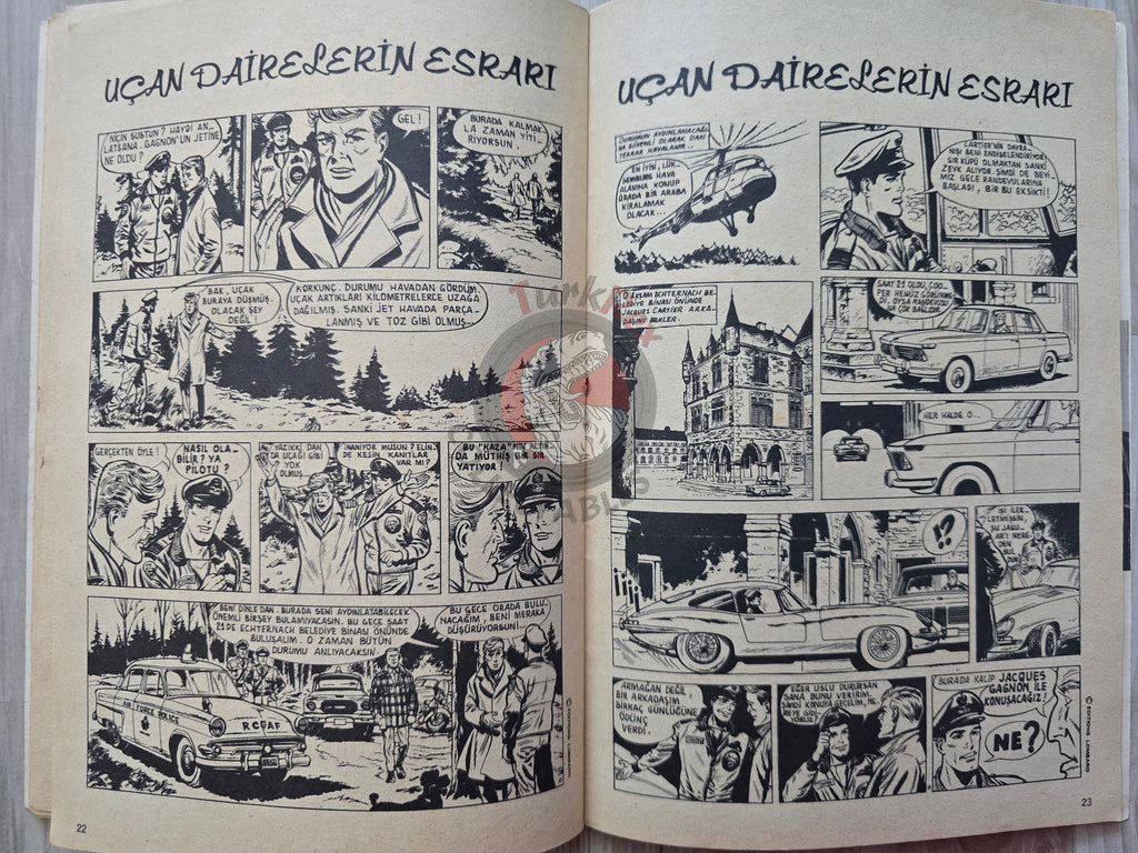 Çocuk Yuvası Magazine 1974 Sesame Street Dan Cooper Ric Hochet Turkish Comic Turkey