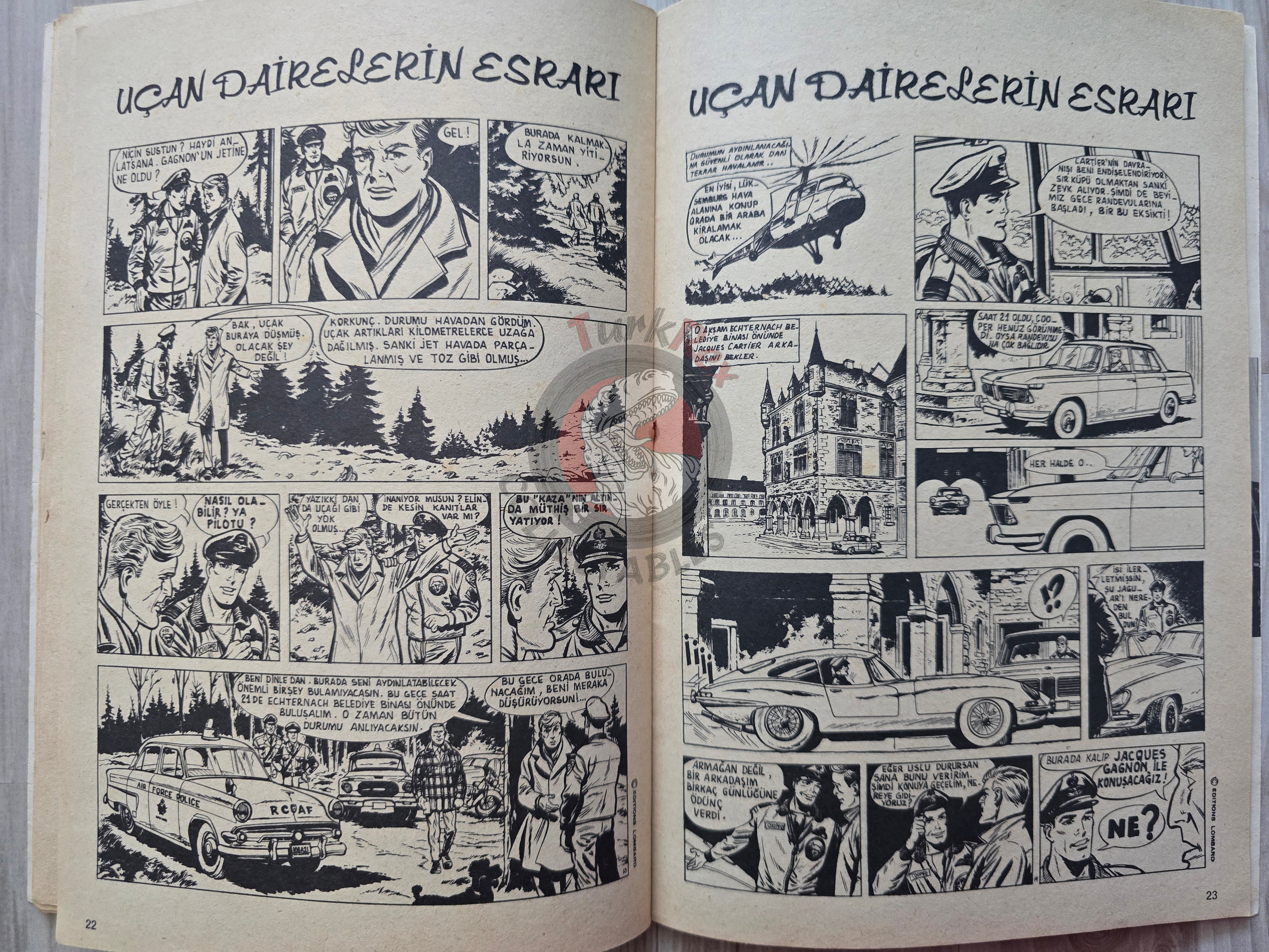 Çocuk Yuvası Magazine 1974 Sesame Street Dan Cooper Ric Hochet Turkish Comic Turkey