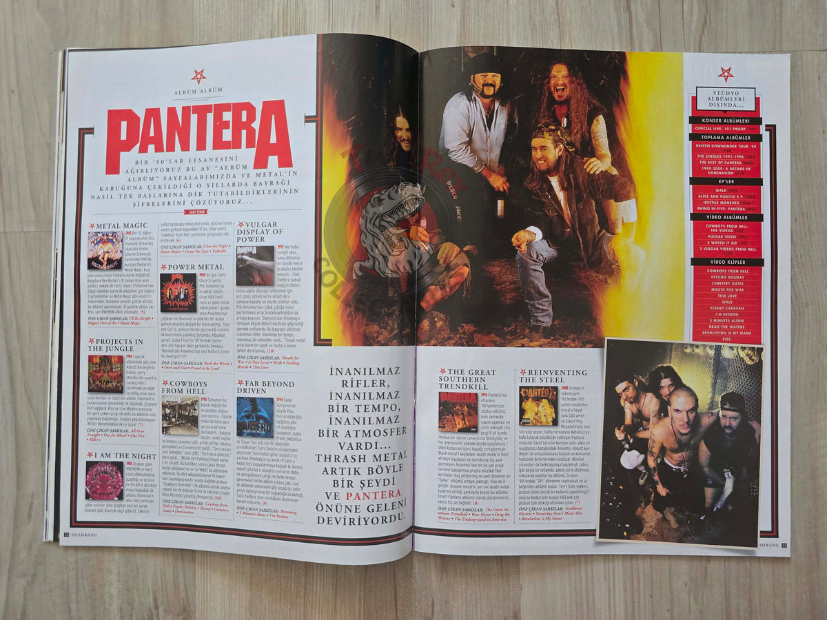Headbang 2015 Iron Maiden Turkish Mag Turkey Queensrÿche Avatar Korn Pantera Black Sabbath