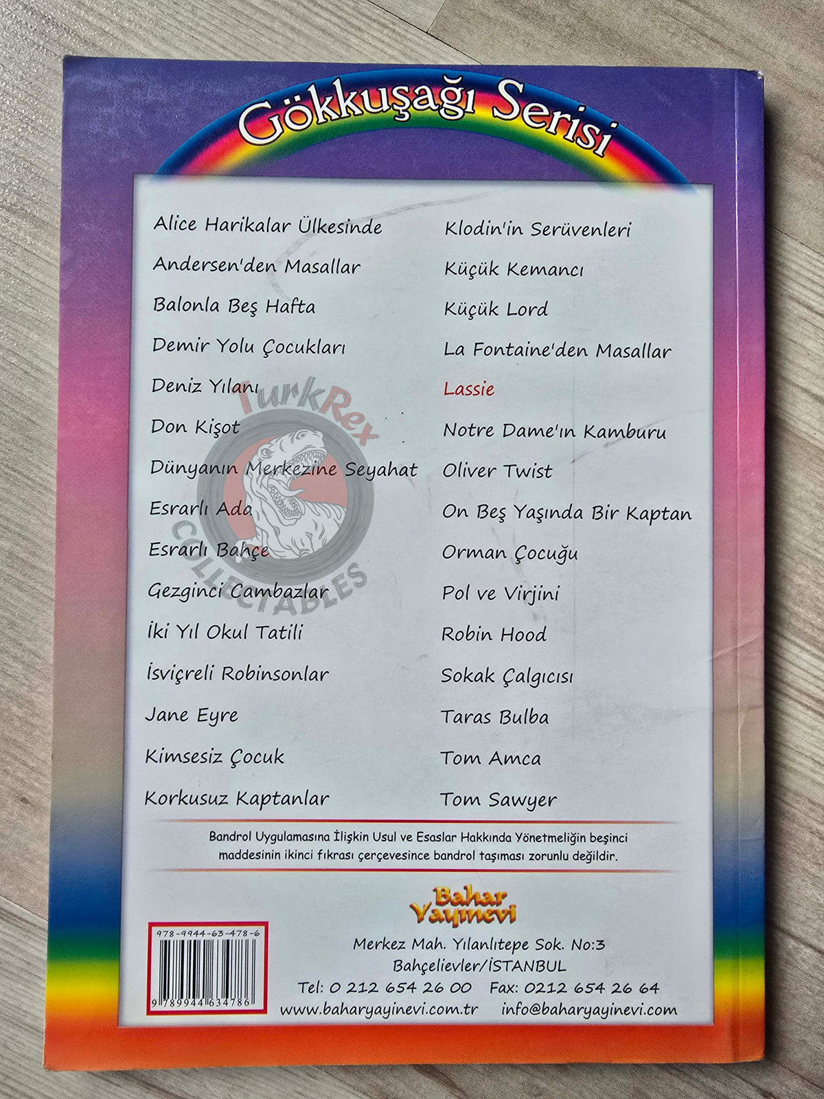 Eric Knight – Lassie 2010 Turkish Book Turkey Illustrated