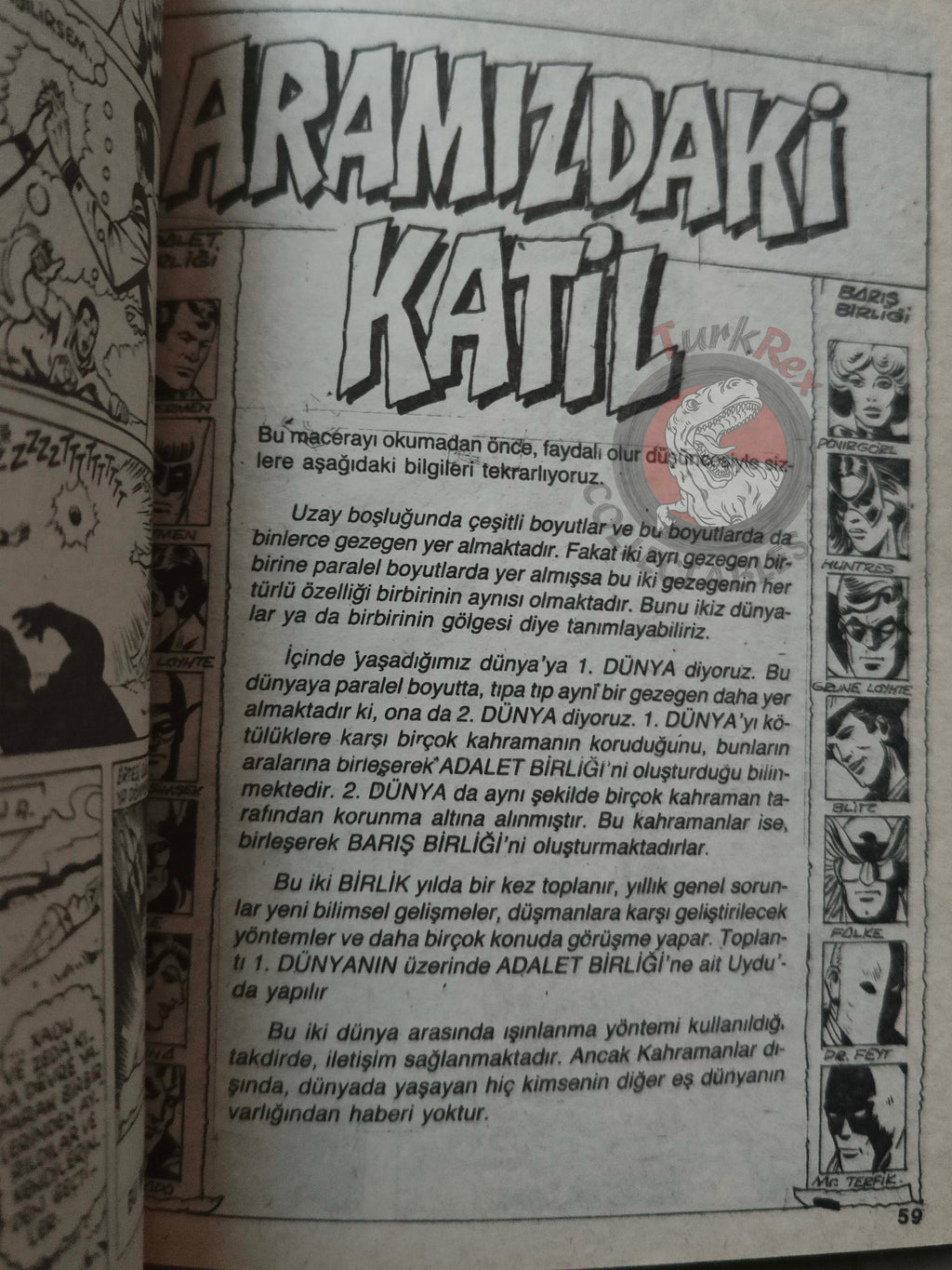 Superman Vol #49 1993 Turkish Comic Turkey #337 #338 Justice League of America #171