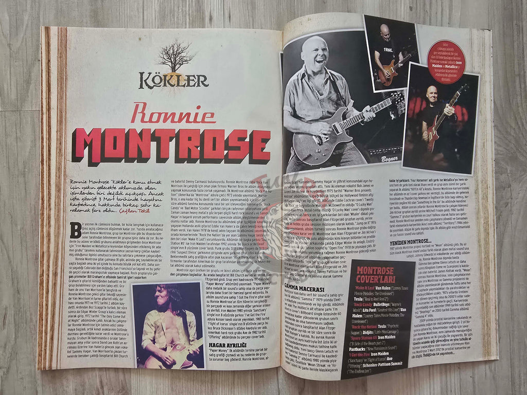 Headbang 2012 Pentagram Turkish Mag Turkey Overkill Ronnie Montrose Moonspell Opeth