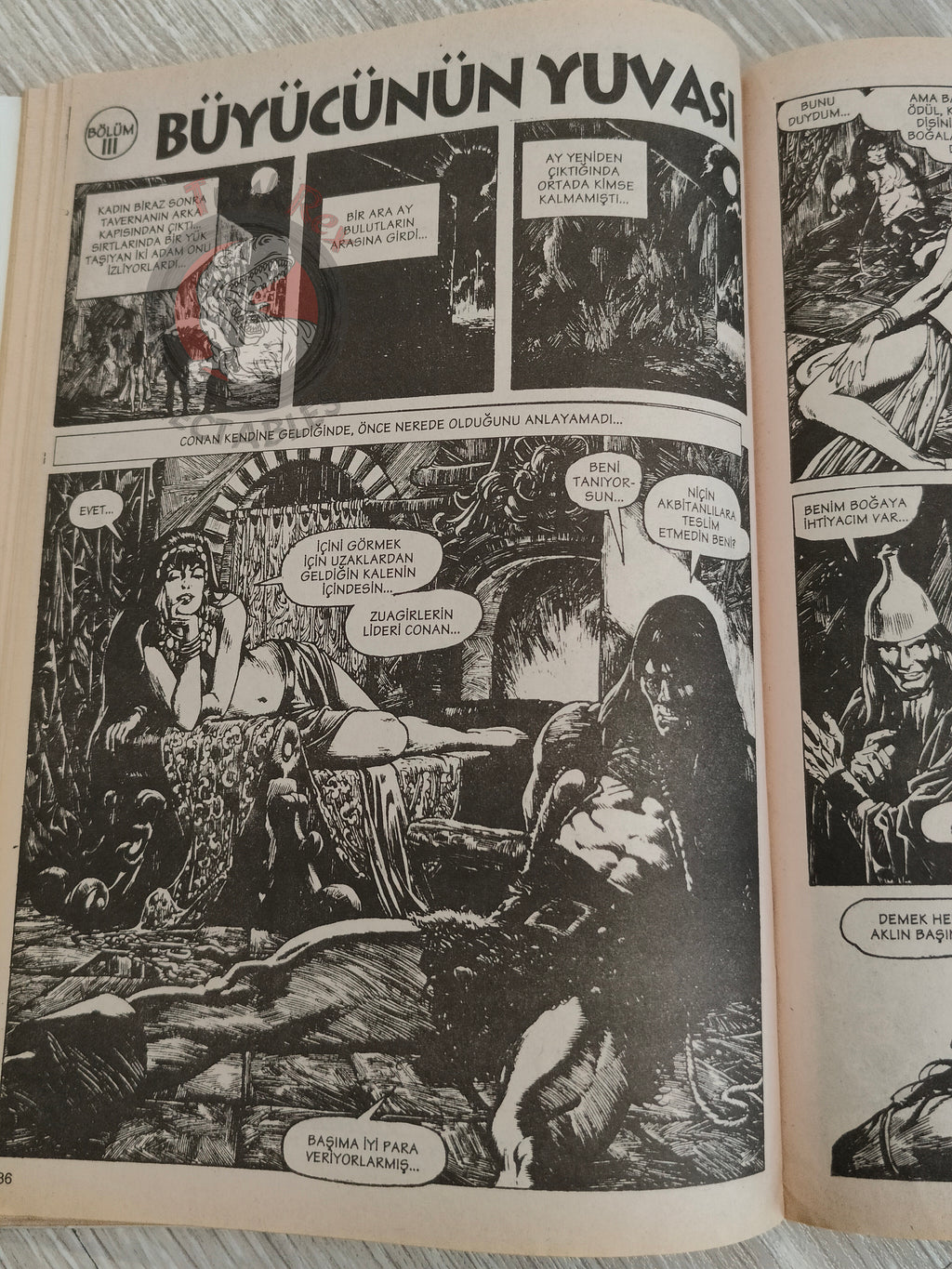 Conan #5 The Savage Sword of Conan #7 Turkish Comic Turkey