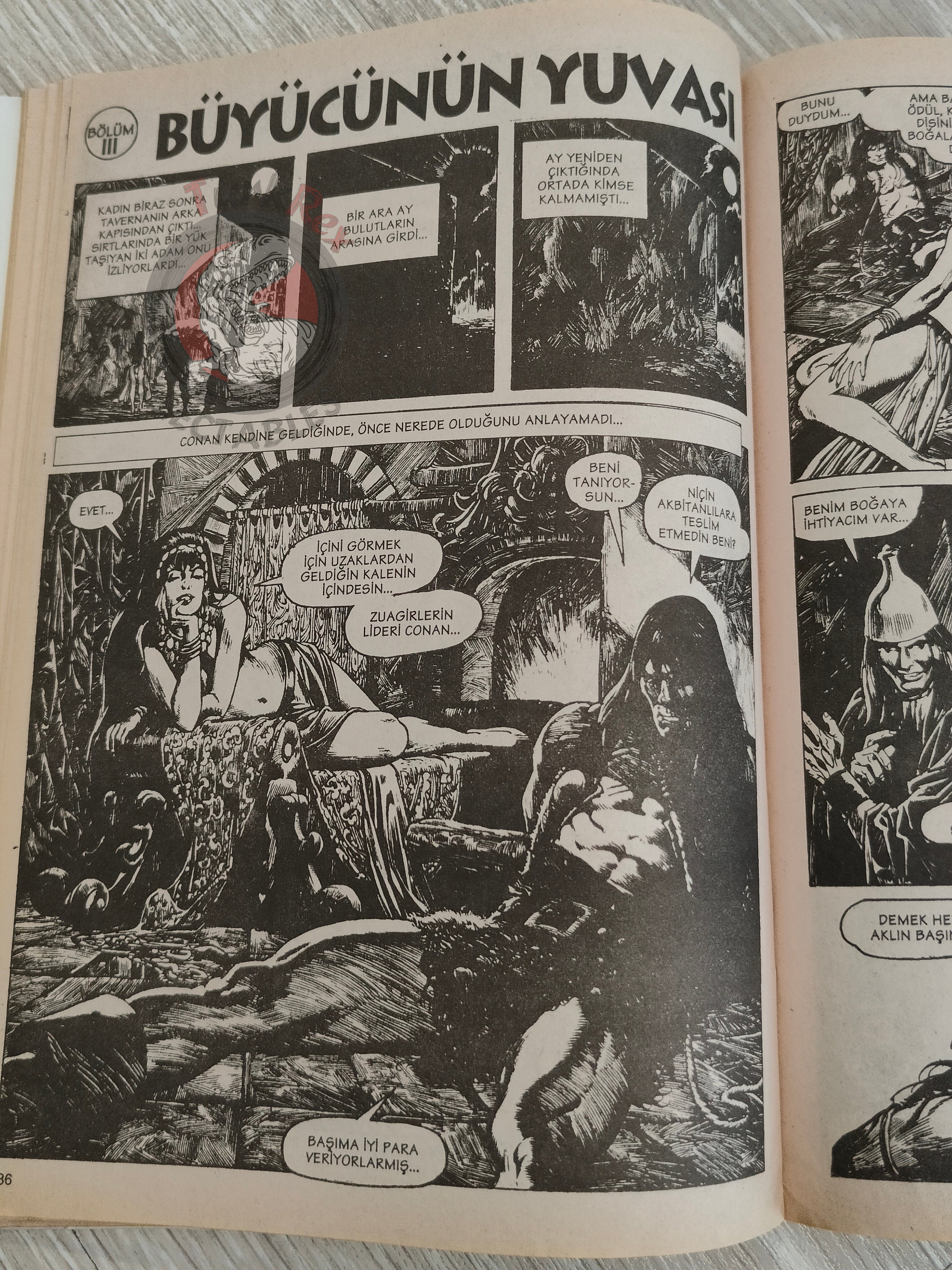 Conan #5 The Savage Sword of Conan #7 Turkish Comic Turkey