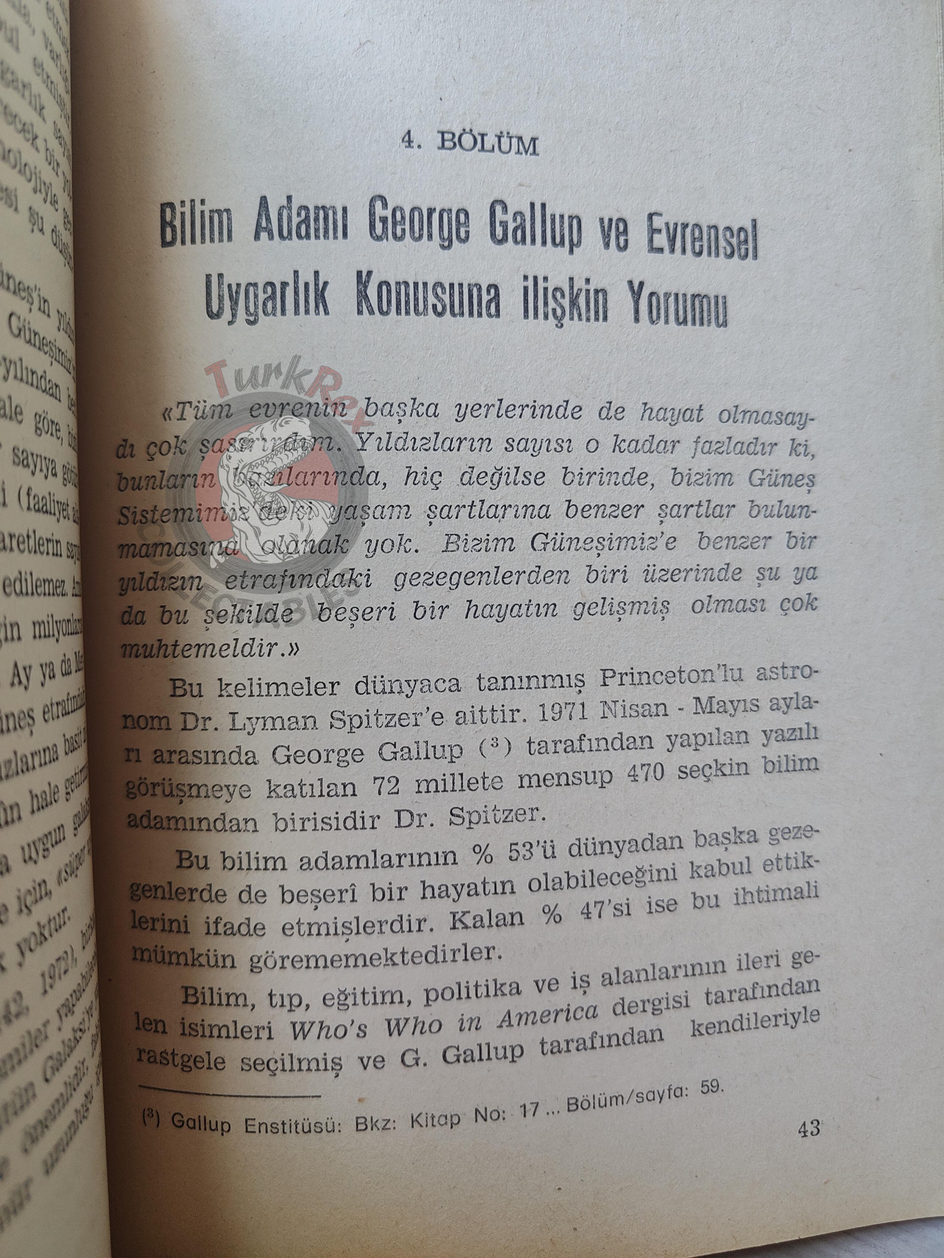 Universe Civilizations Ufo 1979 Turkish Book Turkey Ufology