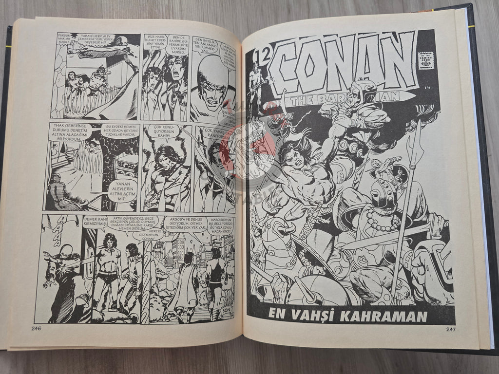 Conan the Barbarian Issues #1–12 Turkish Comic Turkey Hardcover