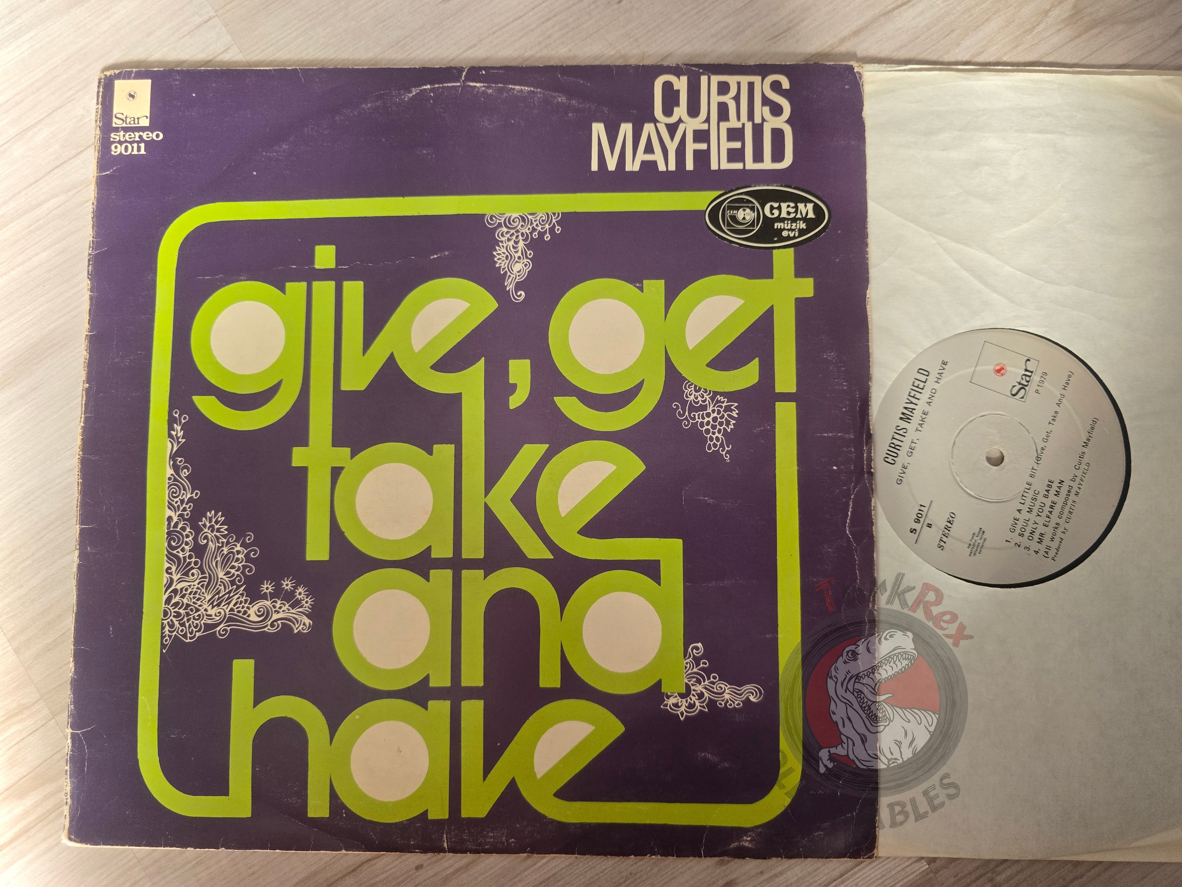 Curtis Mayfield – Give, Get, Take And Have Turkish Pressing Vinyl Turkey Edition