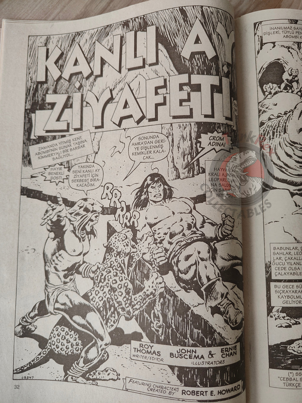 Conan The Barbarian #11 2001 Turkish Comic Turkey #96 #97 #98