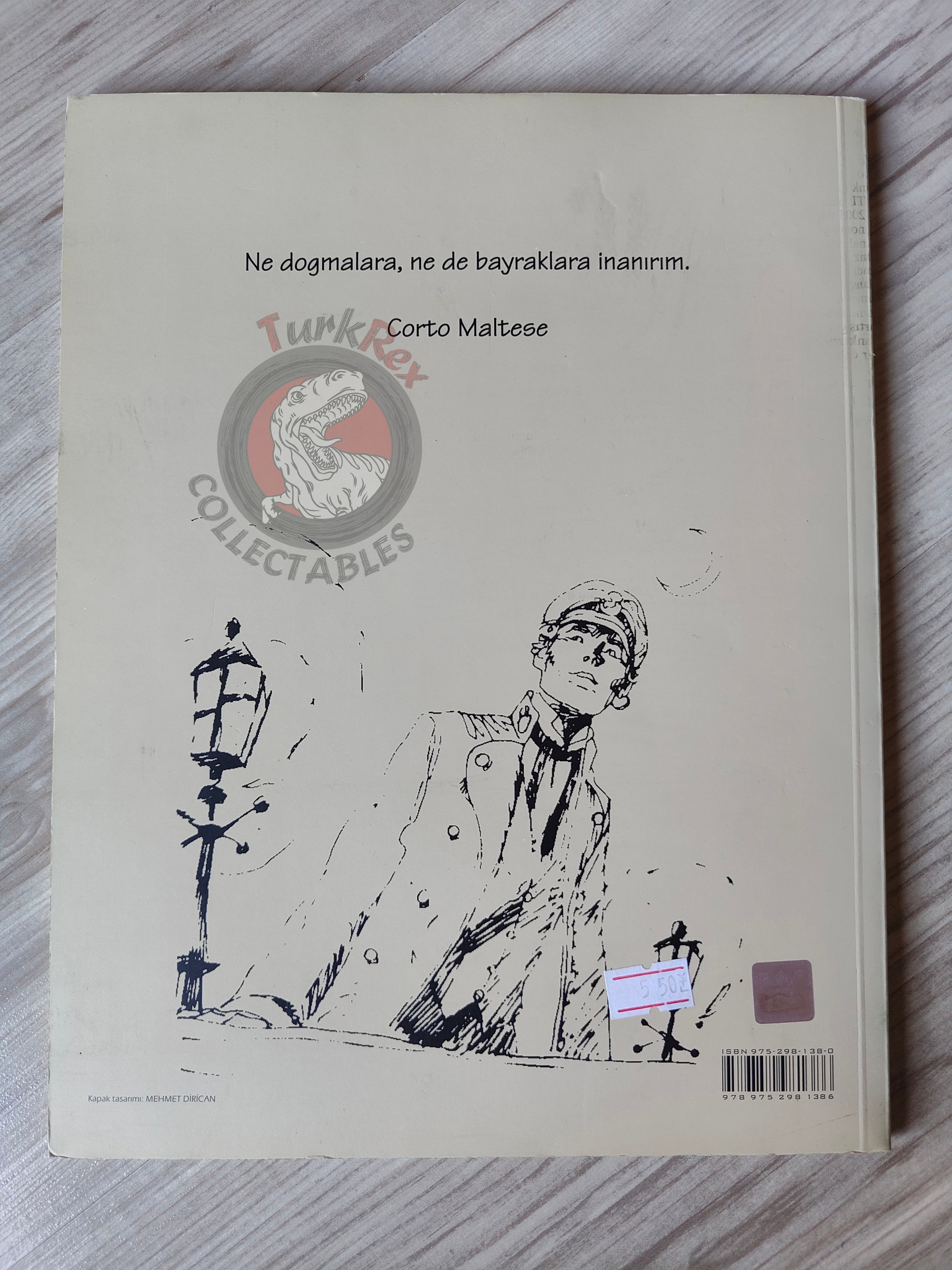 Corto Maltese –  Fable de Venise Turkish Comic Turkey