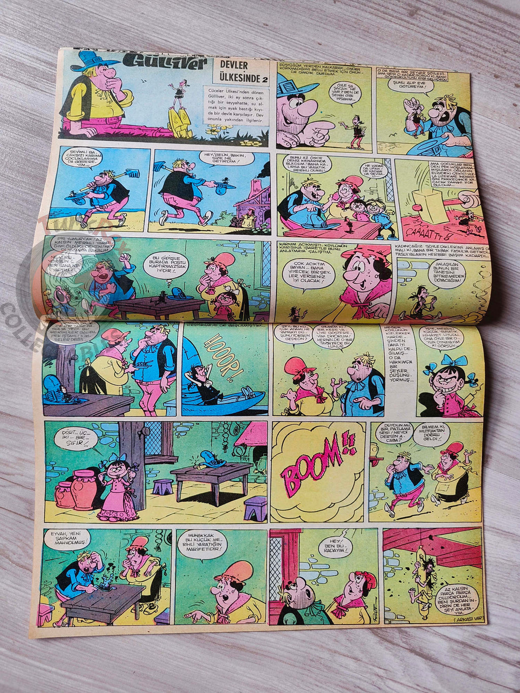 Doğan Kardeş 1971 Magazine #38 Turkish Comic Turkey William Tell Gulliver's Travels