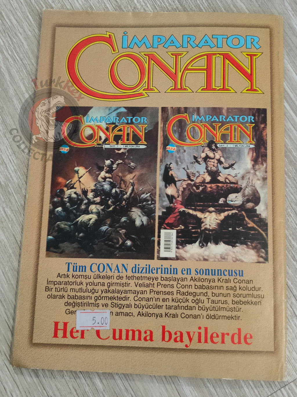 Conan #24 The Savage Sword of Conan #40 #41 Turkish Comic Turkey