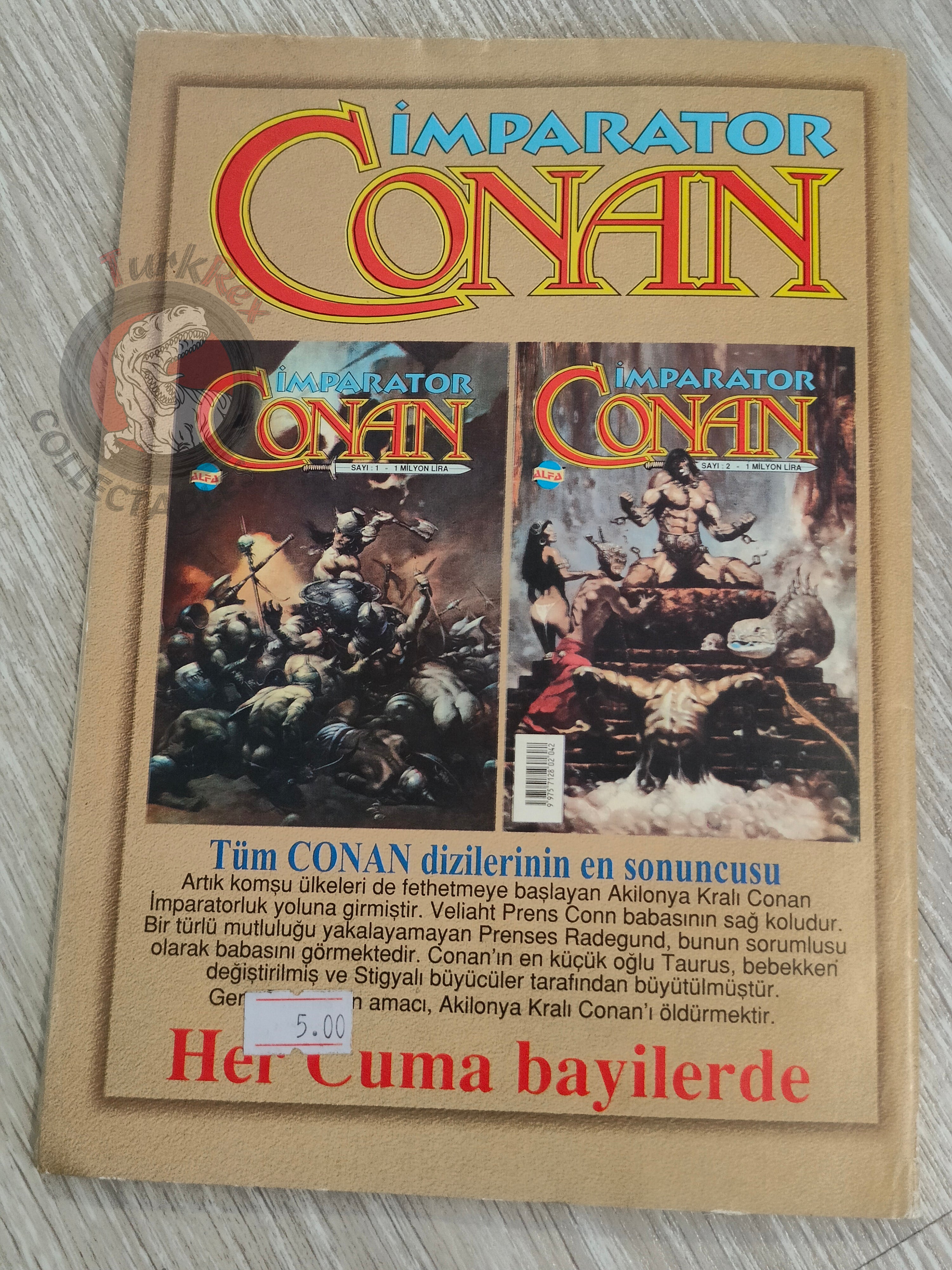 Conan #24 The Savage Sword of Conan #40 #41 Turkish Comic Turkey