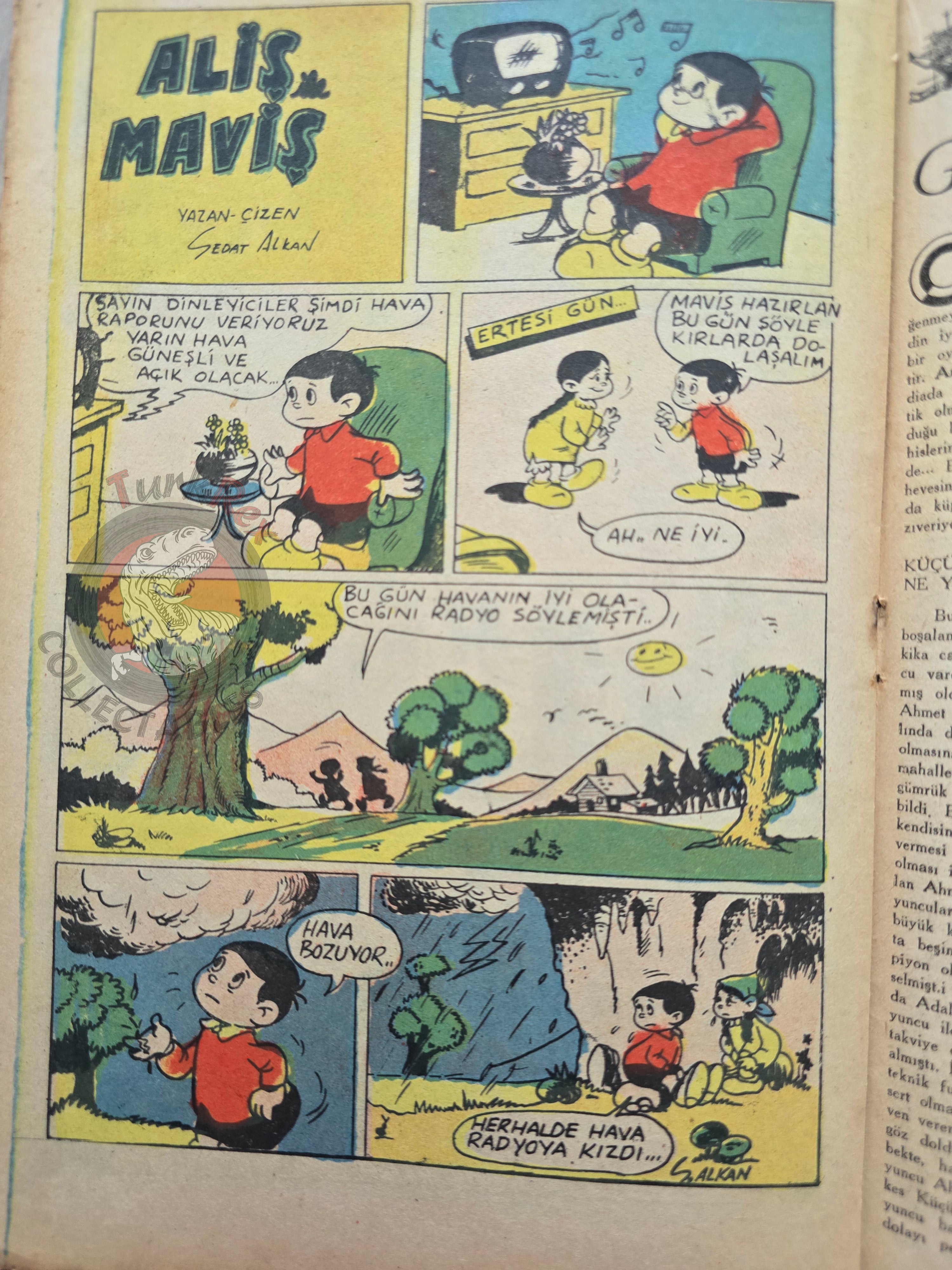 Çocuk Haftası Magazine 1962 Hansel and Gretel Turkish Comic Turkey