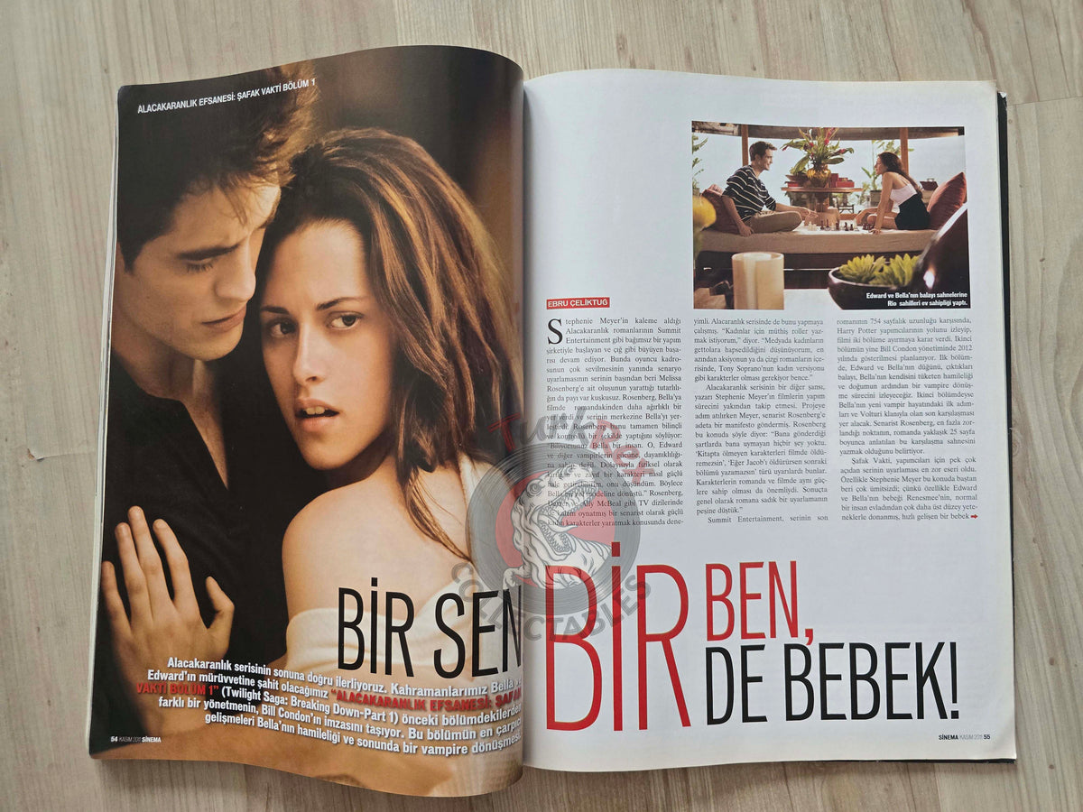 Sinema 2011 The Adventures of Tintin Turkish Mag Turkey The Twilight Saga Michael Fassbender