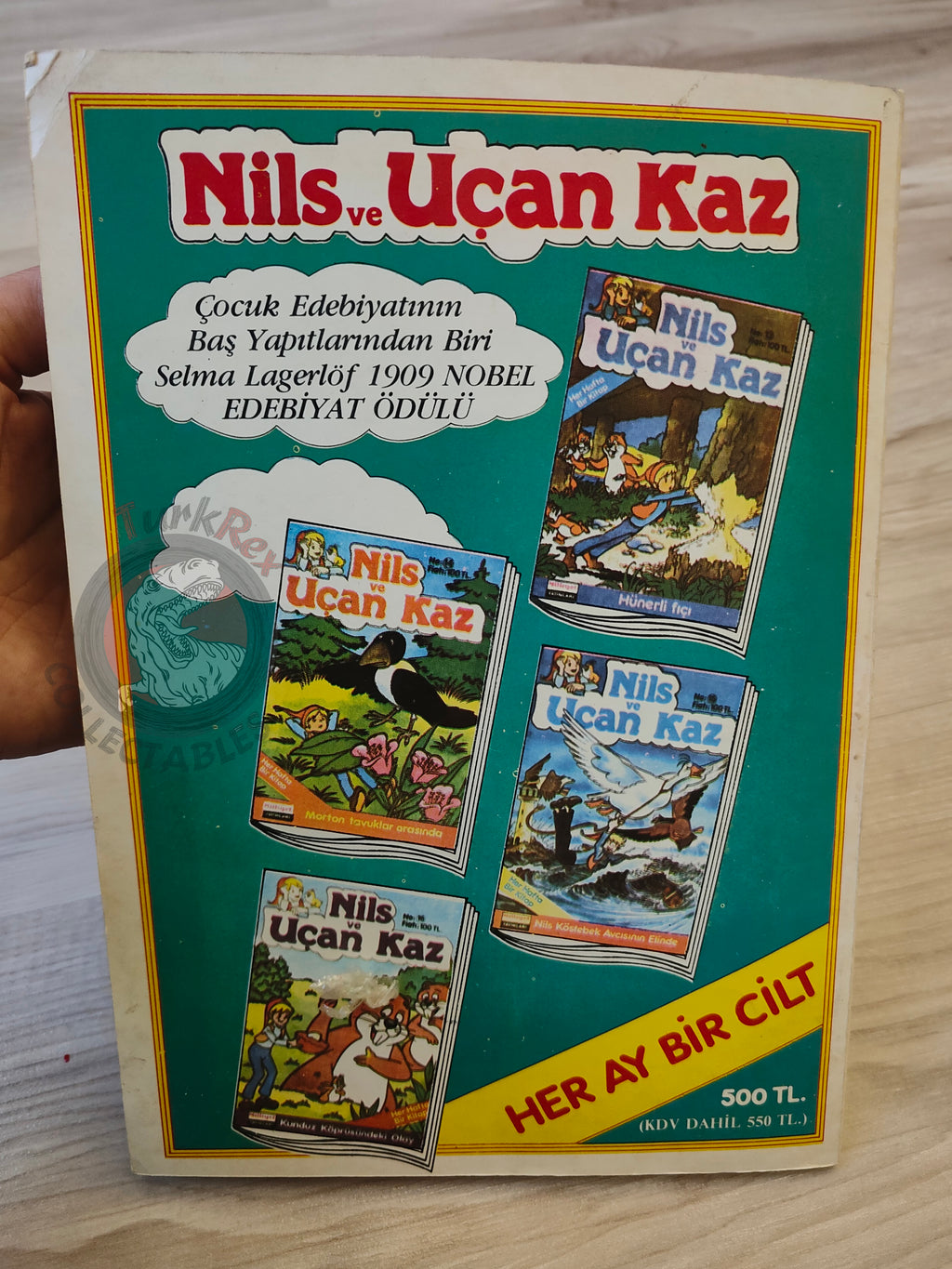 The Wonderful Adventures of Nils #4 1985 Turkish Comic Turkey Selma Lagerlöf