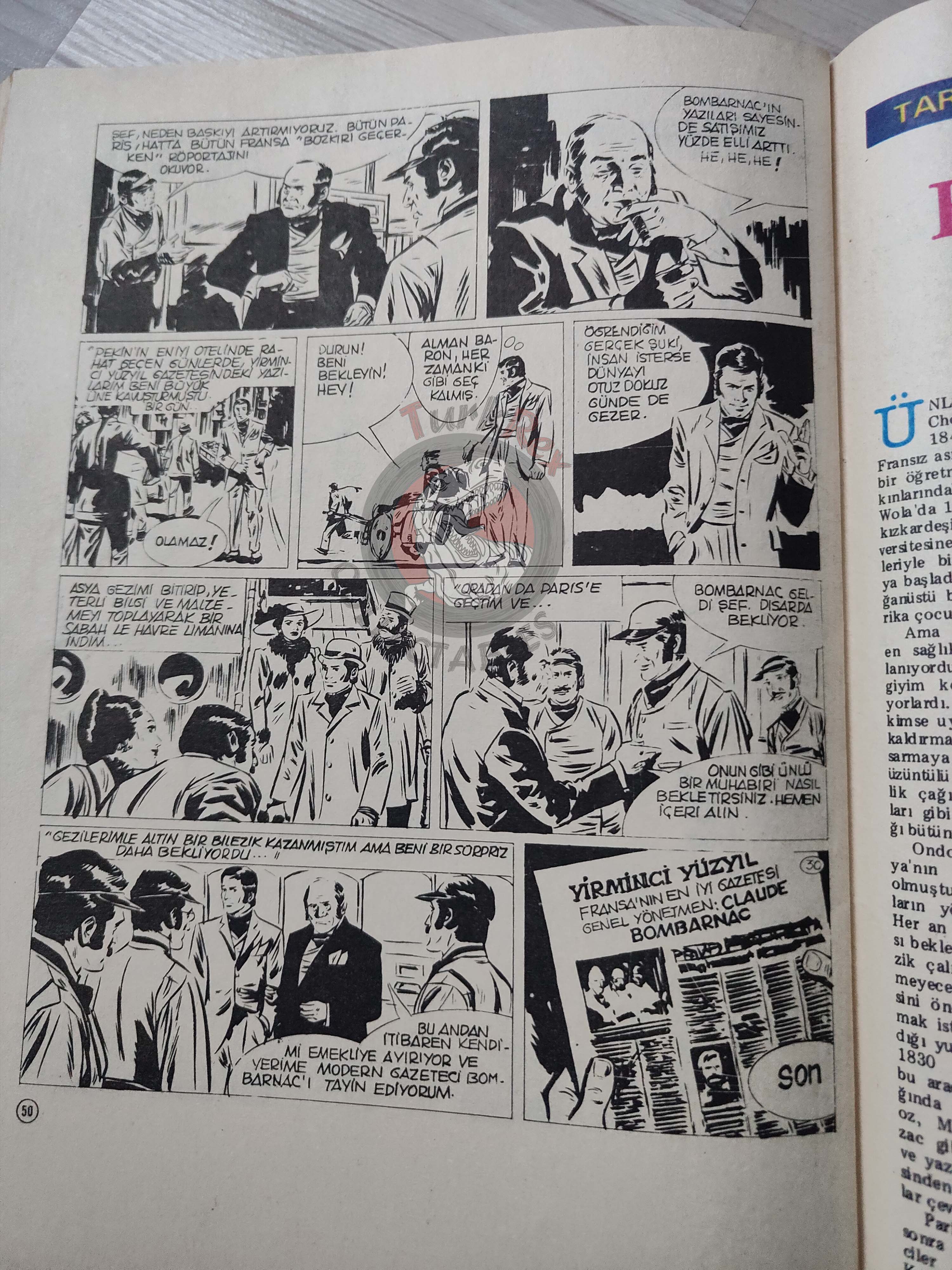 Milliyet Çocuk #42 1979 Turkish Comic Turkey Joyas Literarias Juveniles #116 Jules Verne