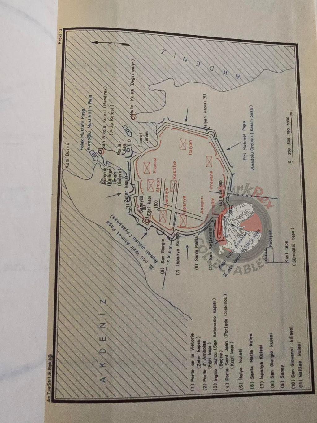 Conquest of Rhodes 1522 Turkish 1980 Book Military Ottoman Empire Maps Sultan Suleiman
